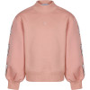 Puff Sleeves Sweatshirt in Peach Pink