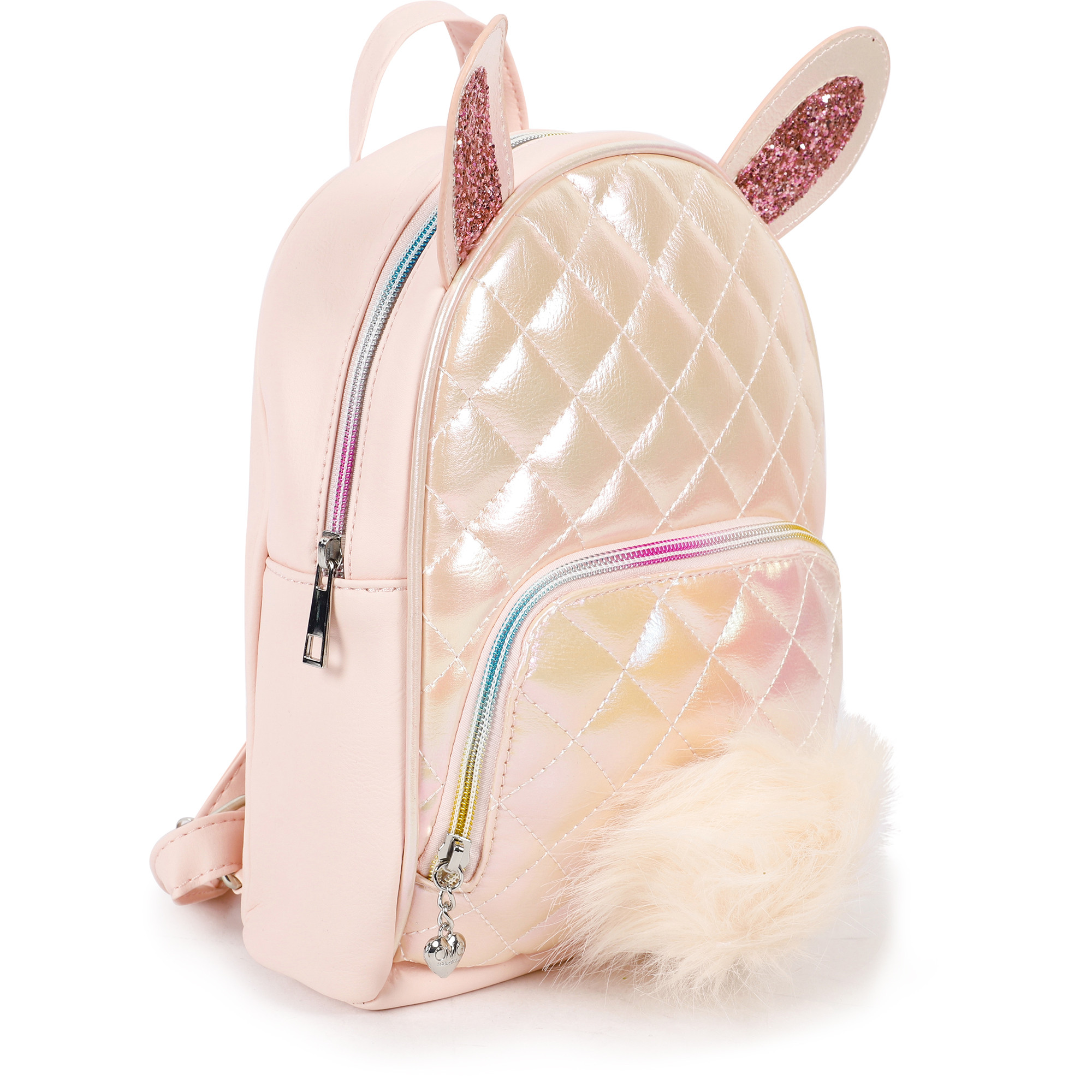 OMG Accessories Bunny School Backpack in Pink