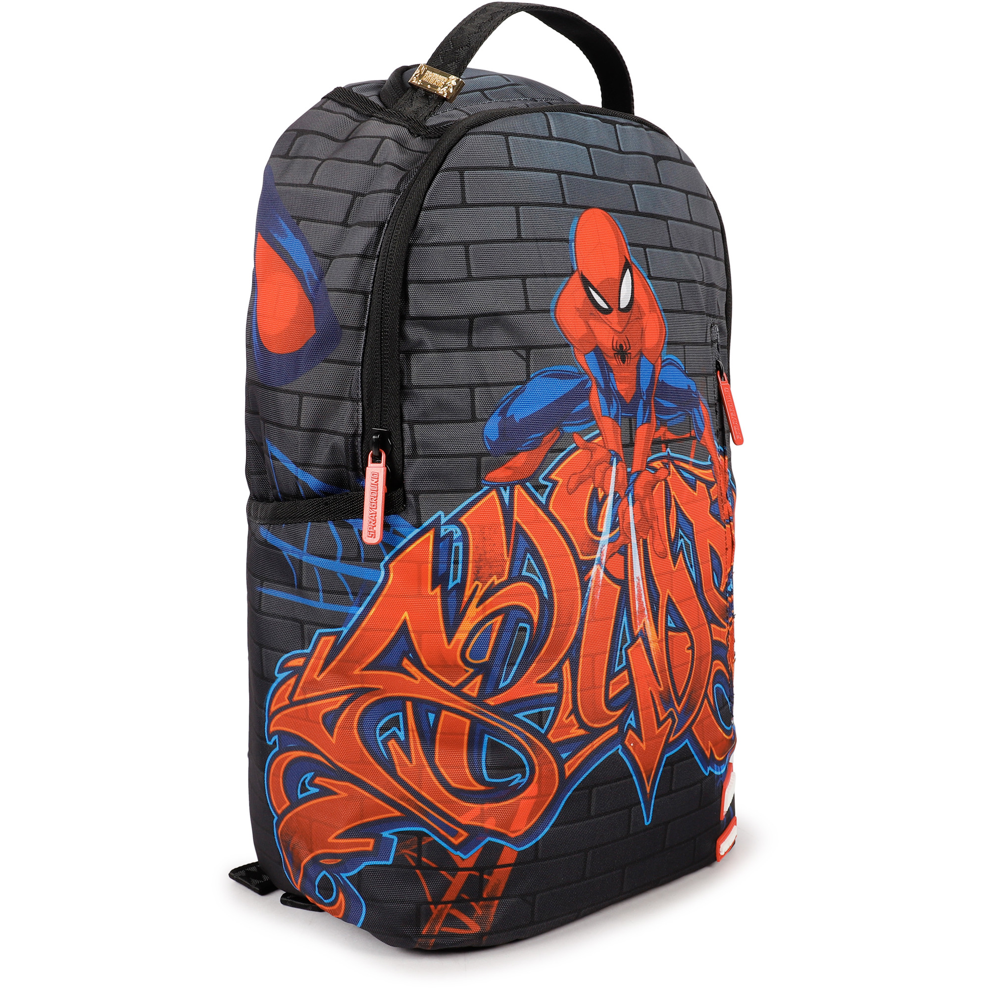Sprayground SpiderMan School Backpack in Grey —