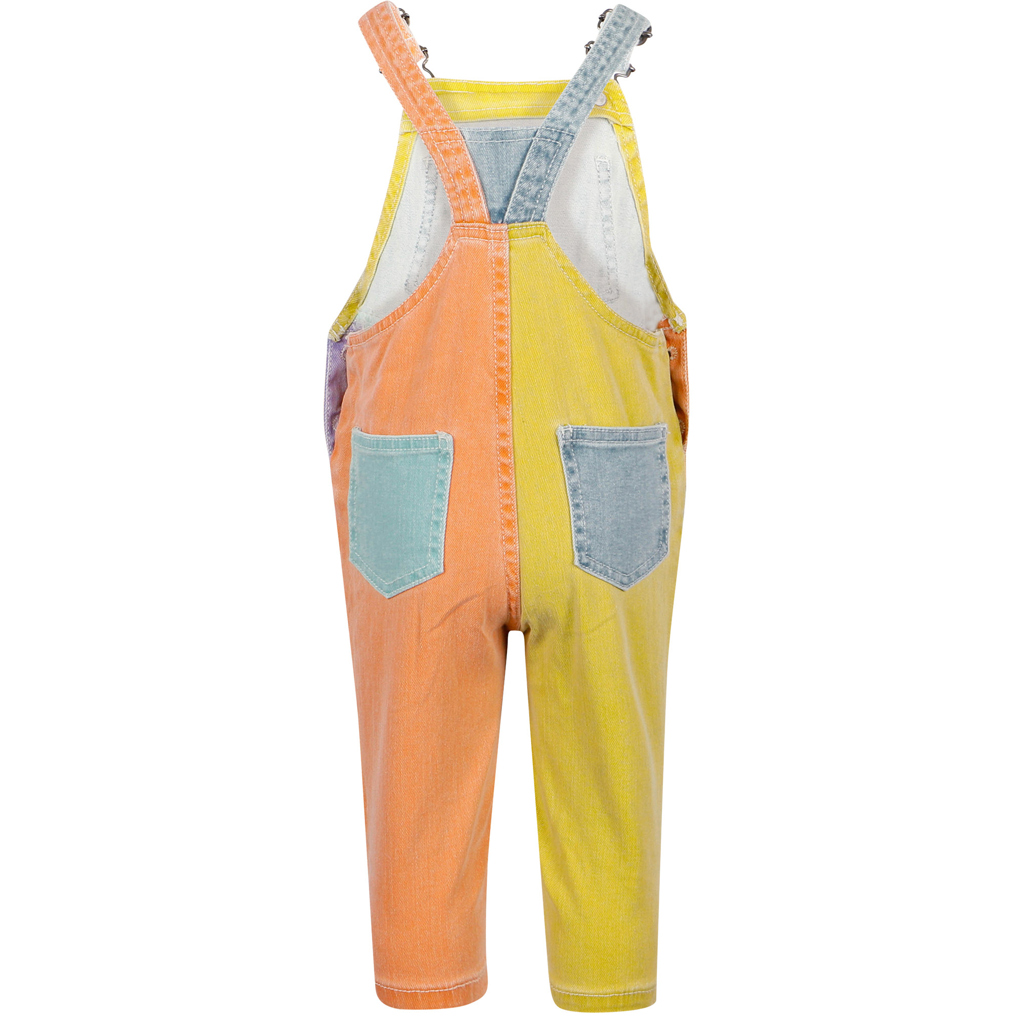 colorful dungarees