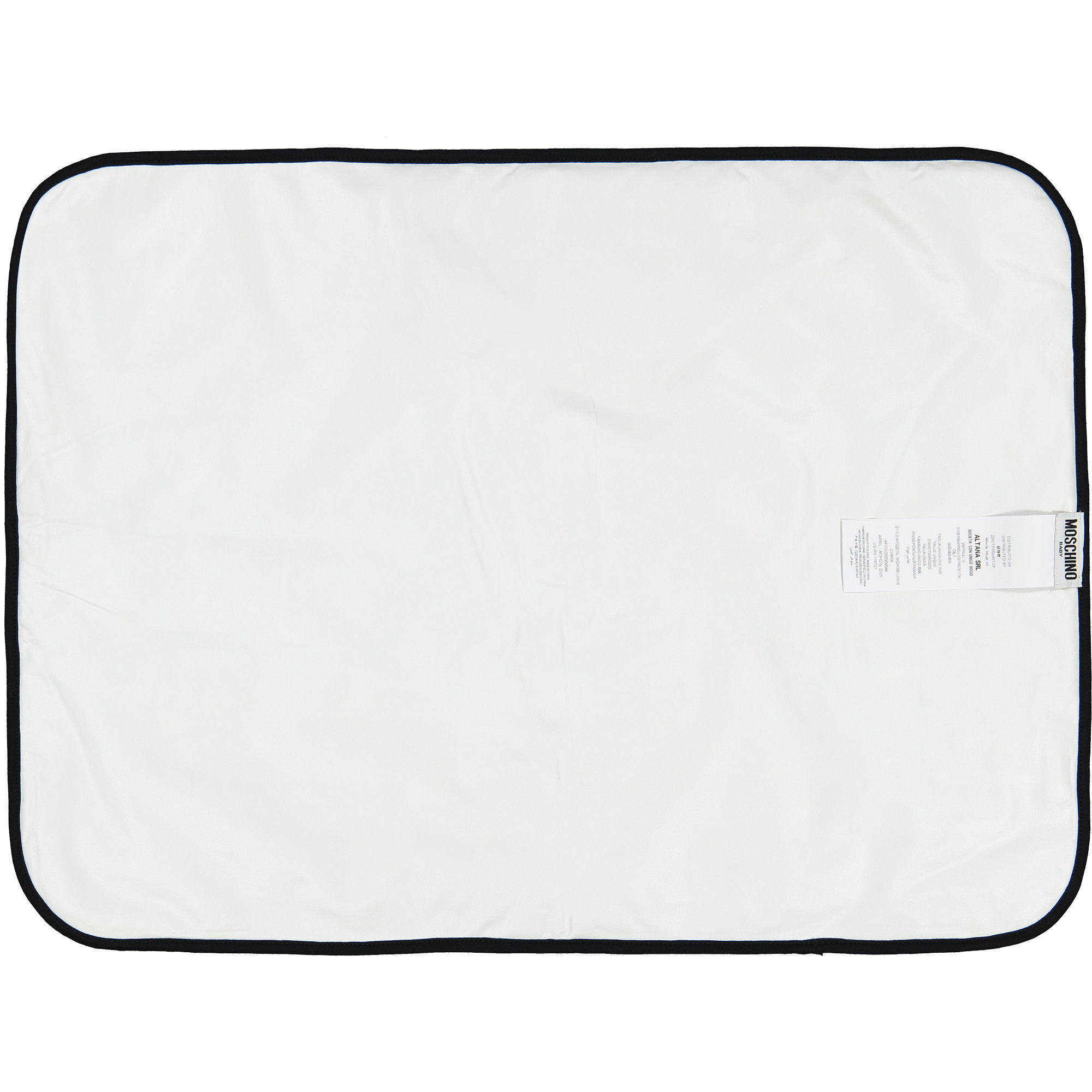 black moschino baby changing bolsa