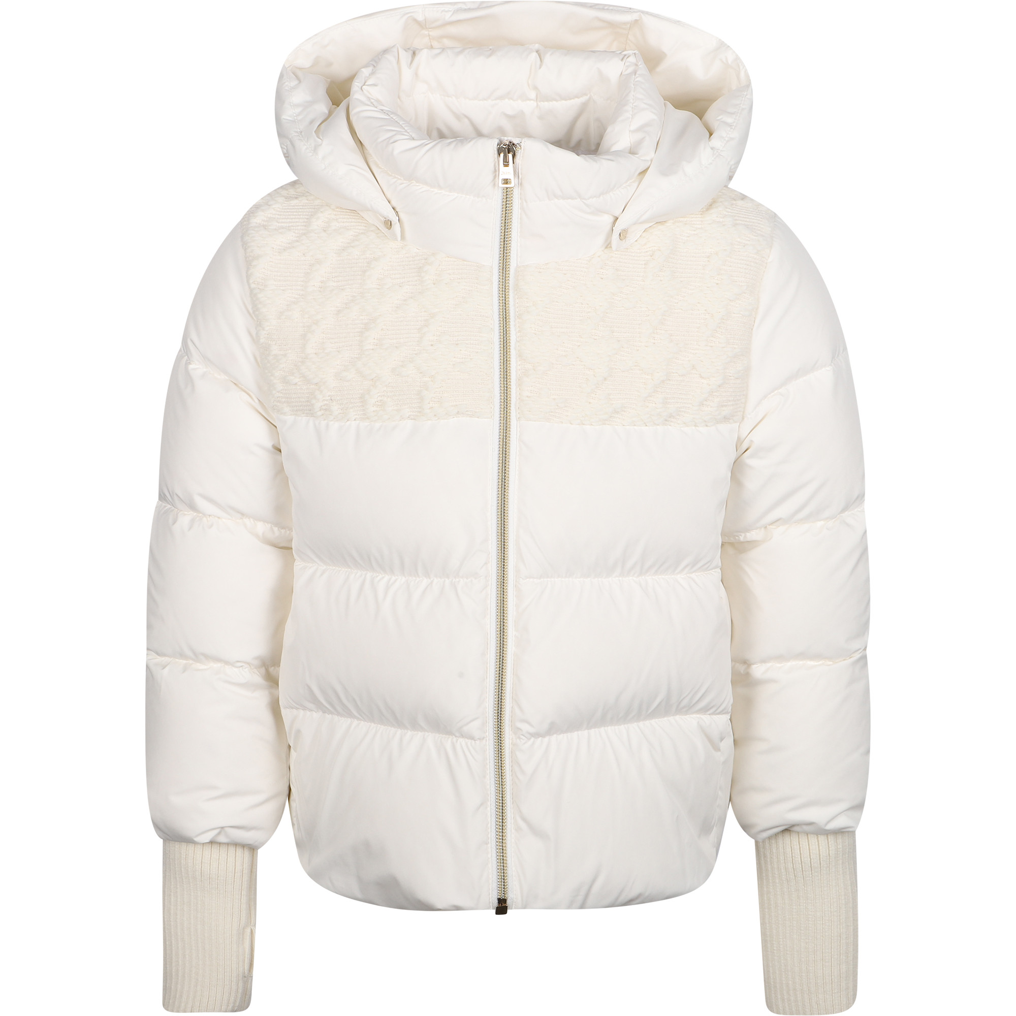 Herno Down-Padded Jacket in Off-White - BAMBINIFASHION.COM