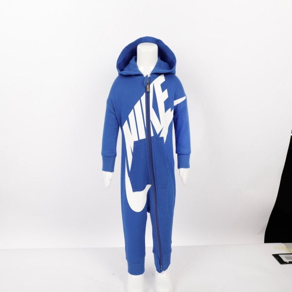 Nike Logo Jumpsuit in Blue - BAMBINIFASHION.COM