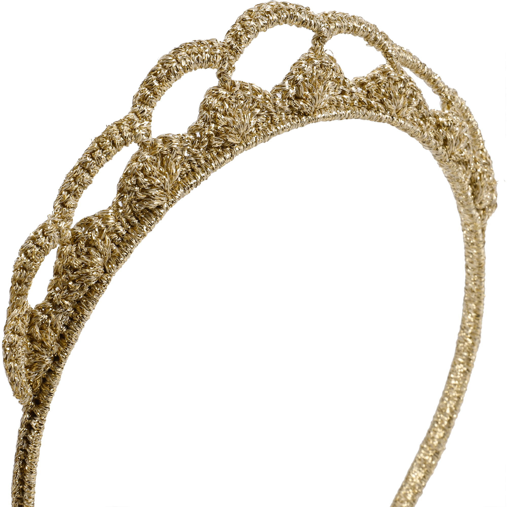Maileg Crown Hairband in Golden —