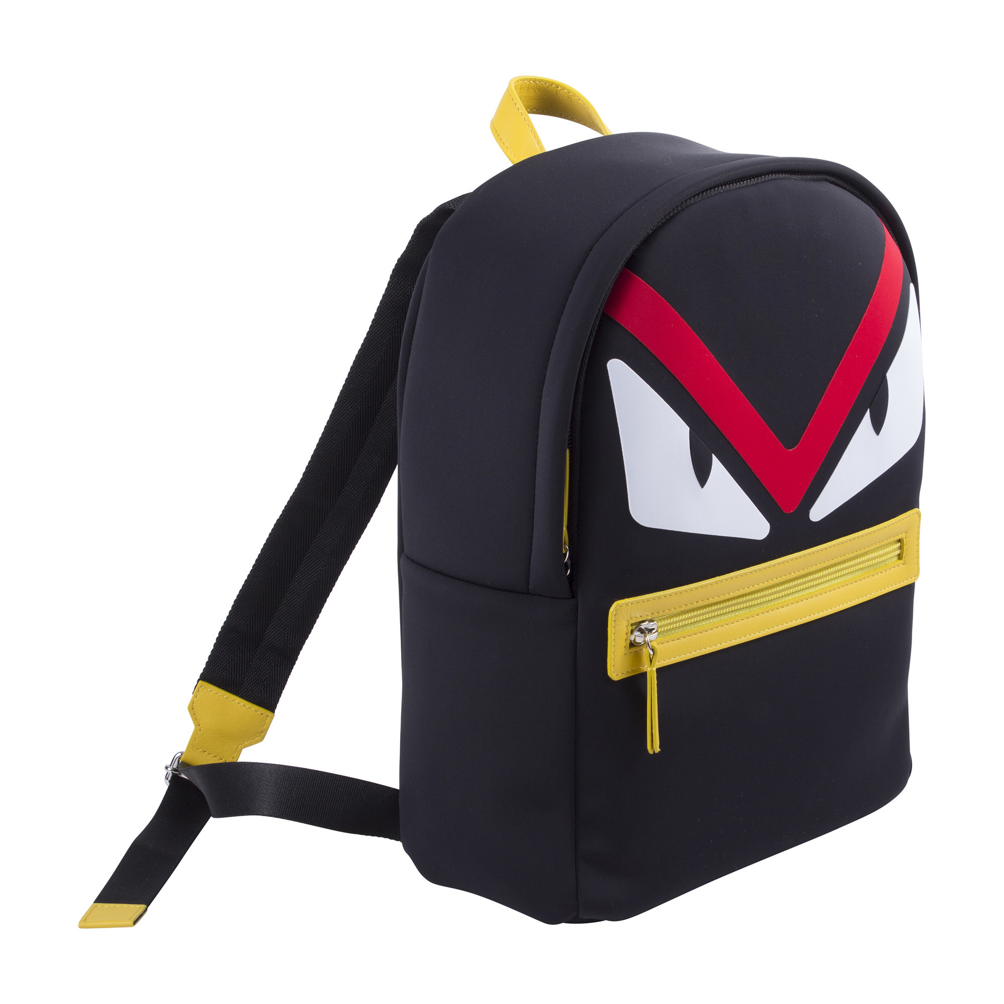 backpack with monster face