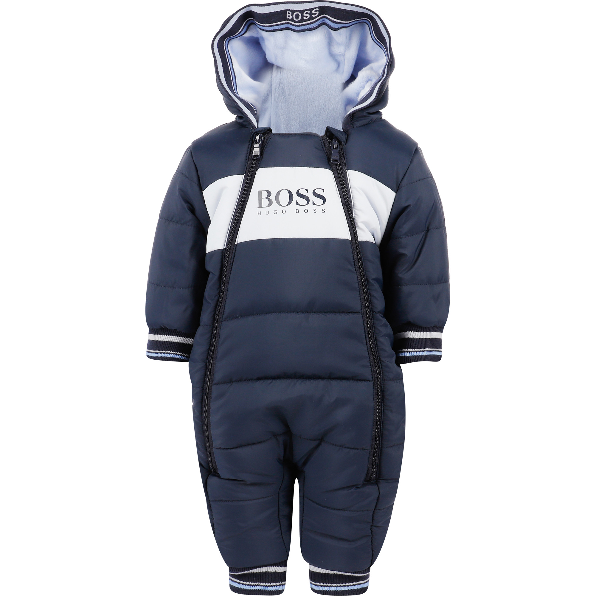 BOSS Baby Snowsuit with Mittens & Booties in Navy