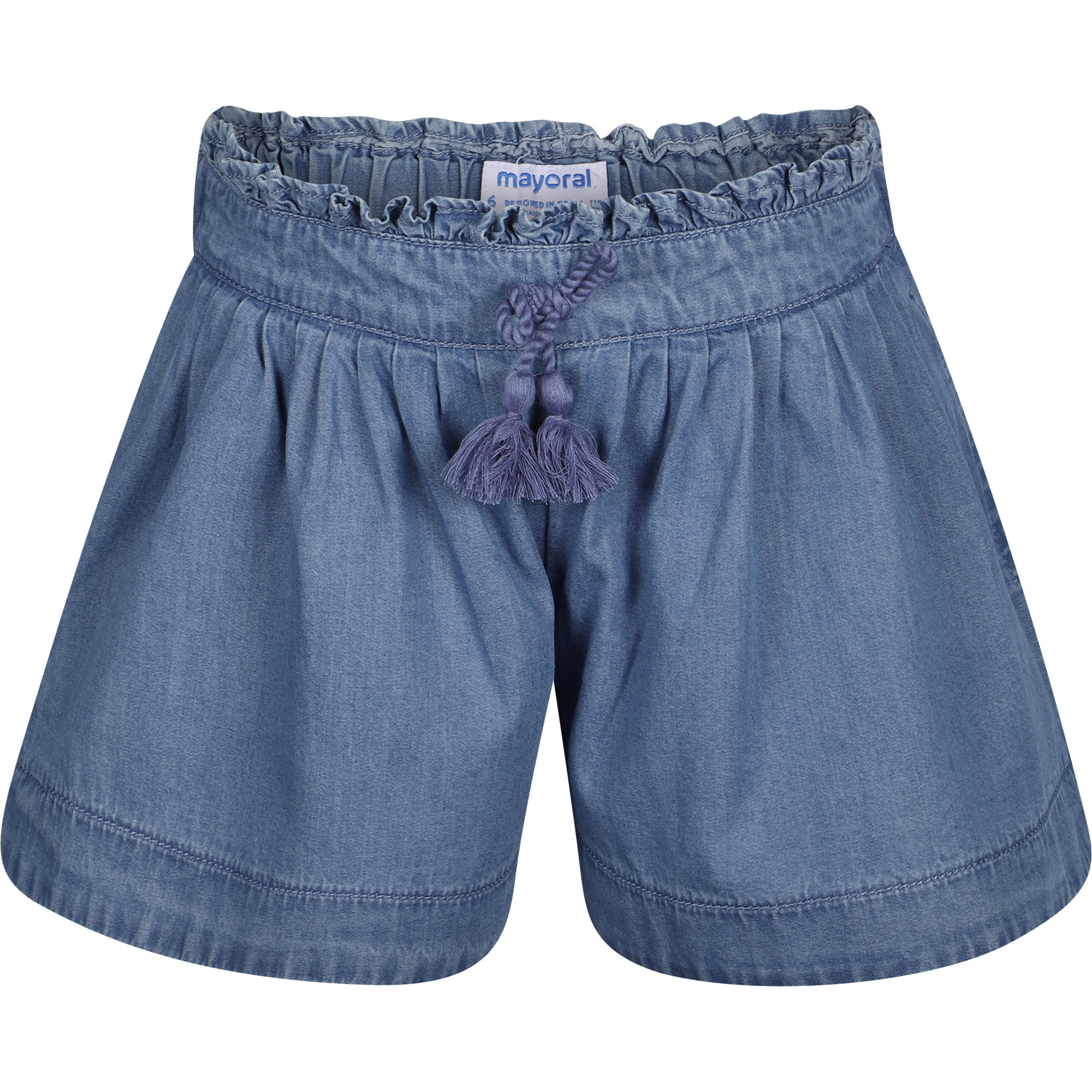 Mayoral Ruffled Shorts in Blue
