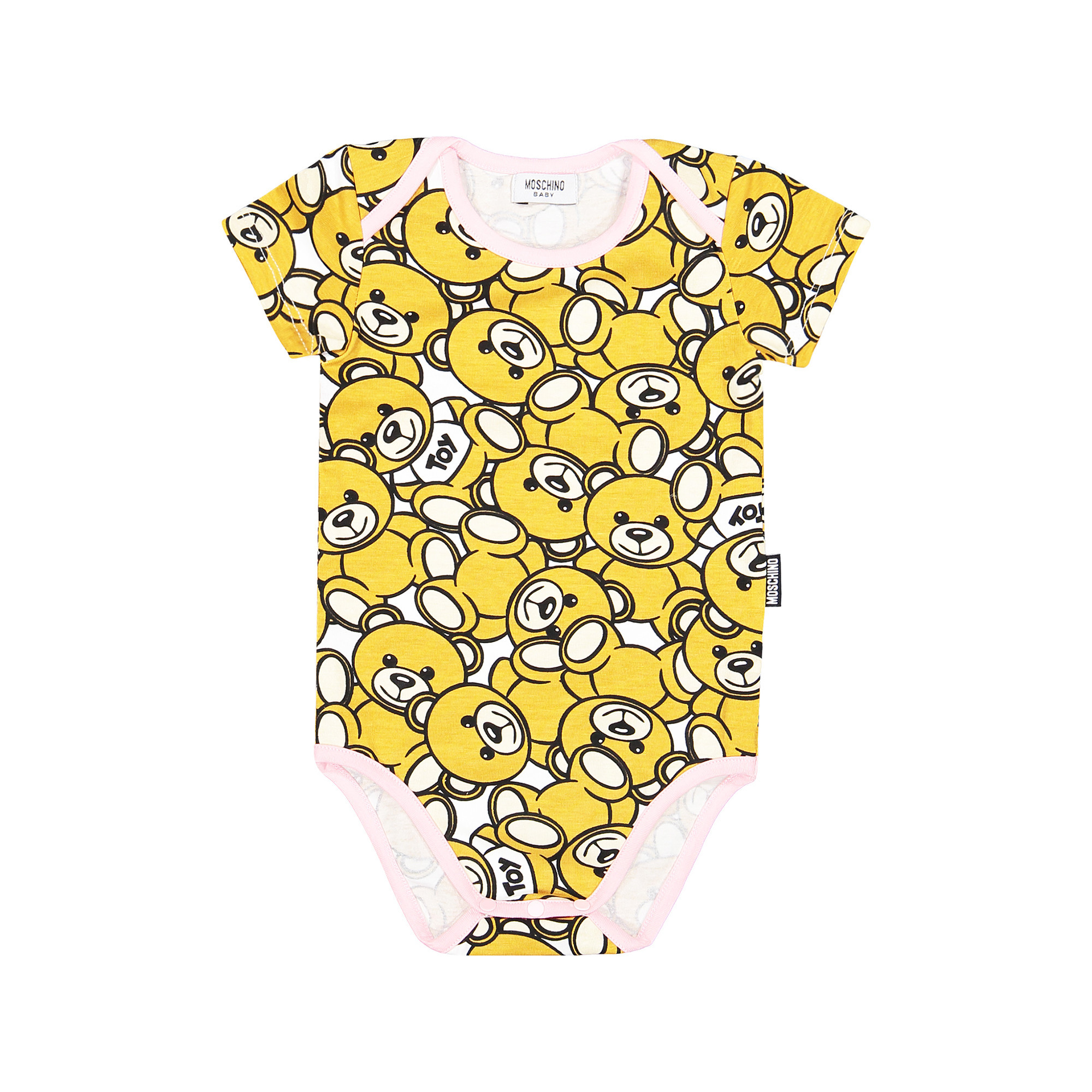 Moschino Baby Onesie Set with Bear Print for Boy+Girls