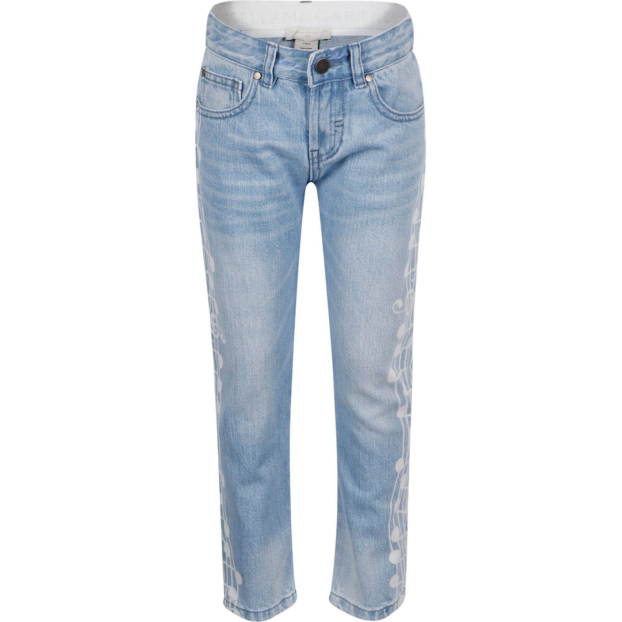 Stella McCartney Musical Notes Jeans in Light Blue —