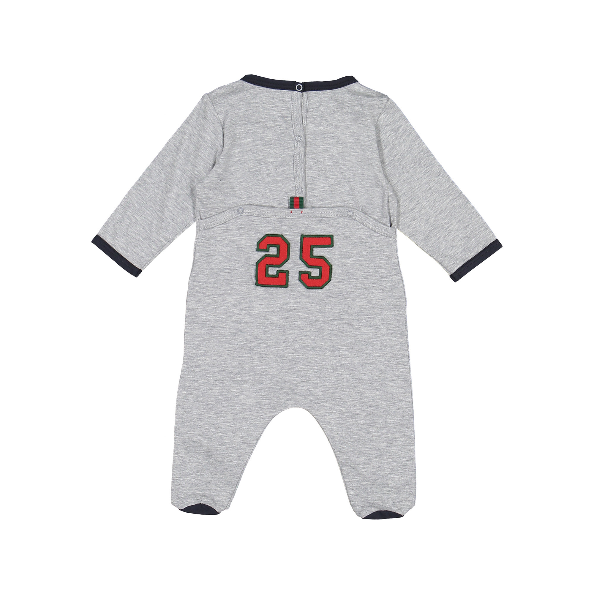 Gucci Baby Onesie with Roaring Tiger Detail for Boys