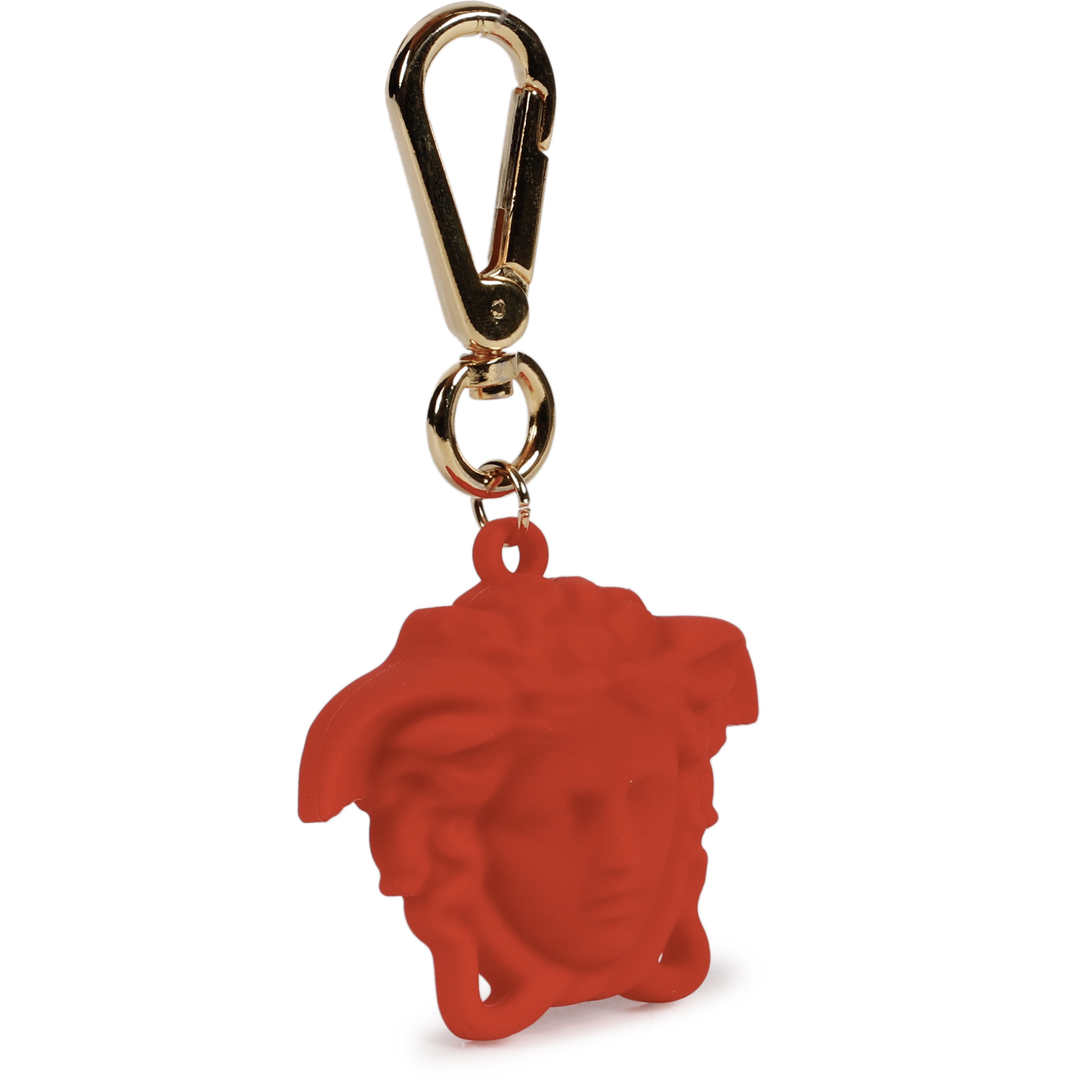 Versace Medusa Head Keychain in Red