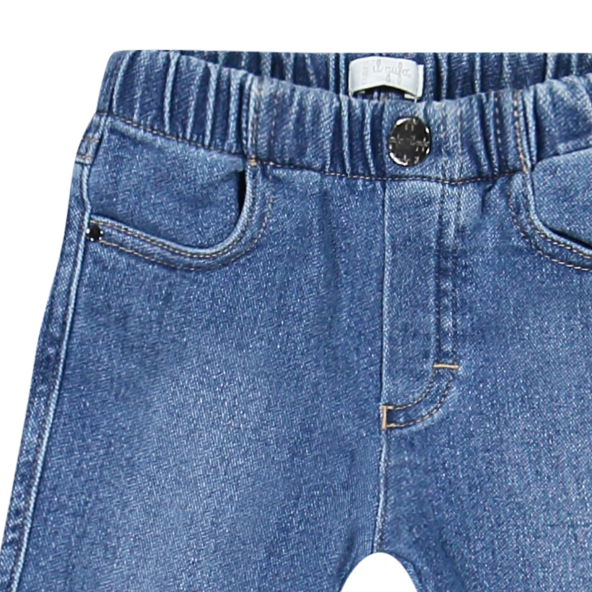 IL GUFO Baby Jeggings with Elasticated Waist for Boys —