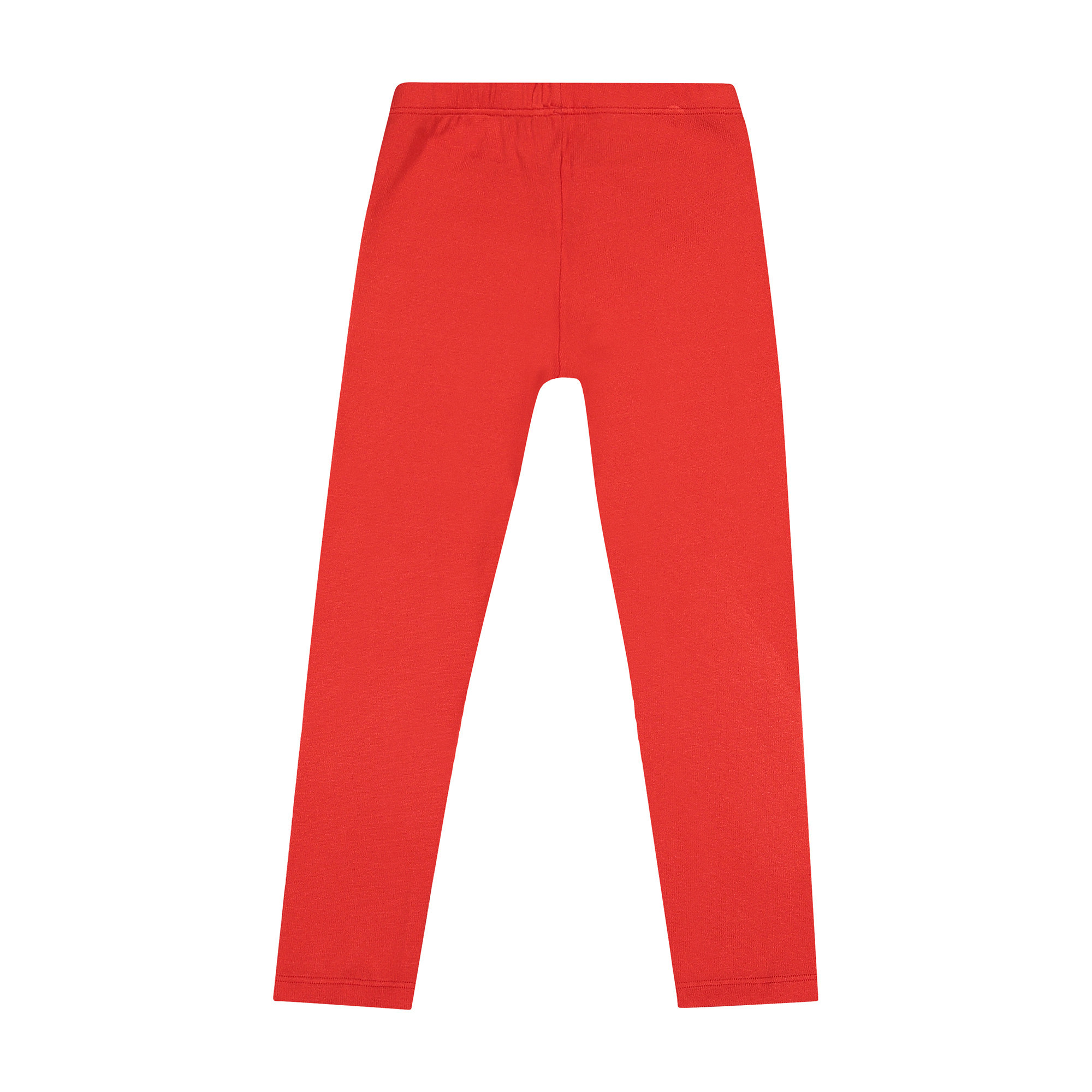 IL GUFO Girls Classic Red Leggings for Girls