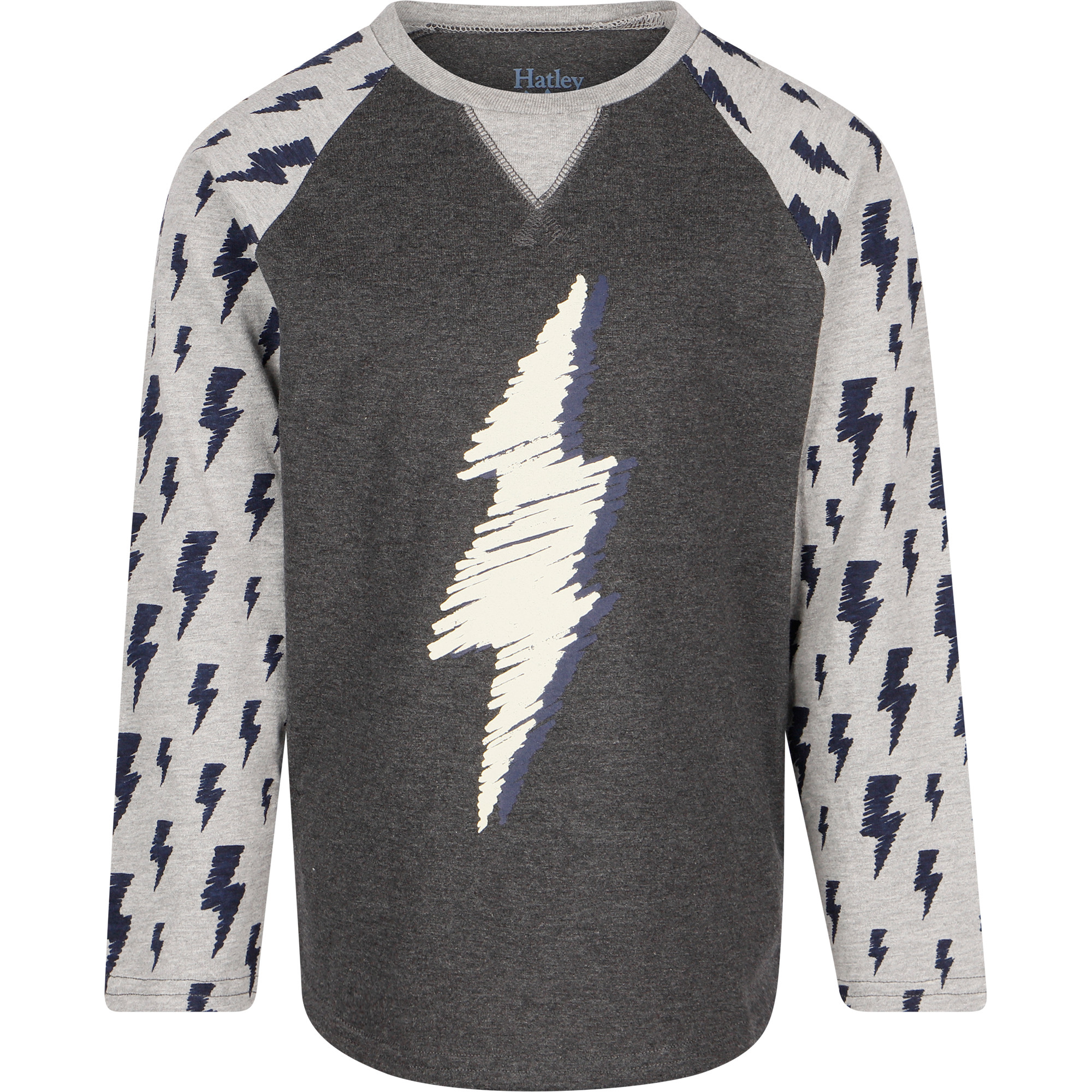 Hatley Lightning Logo TShirt in Grey