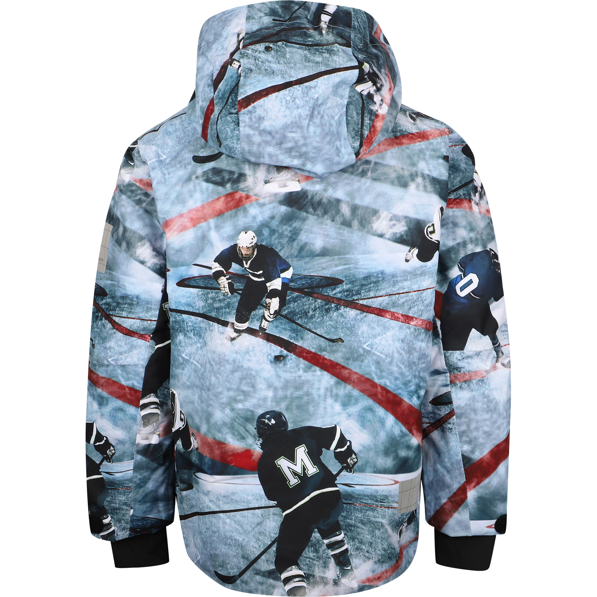 Molo Ice Hockey Print Jacket in Blue
