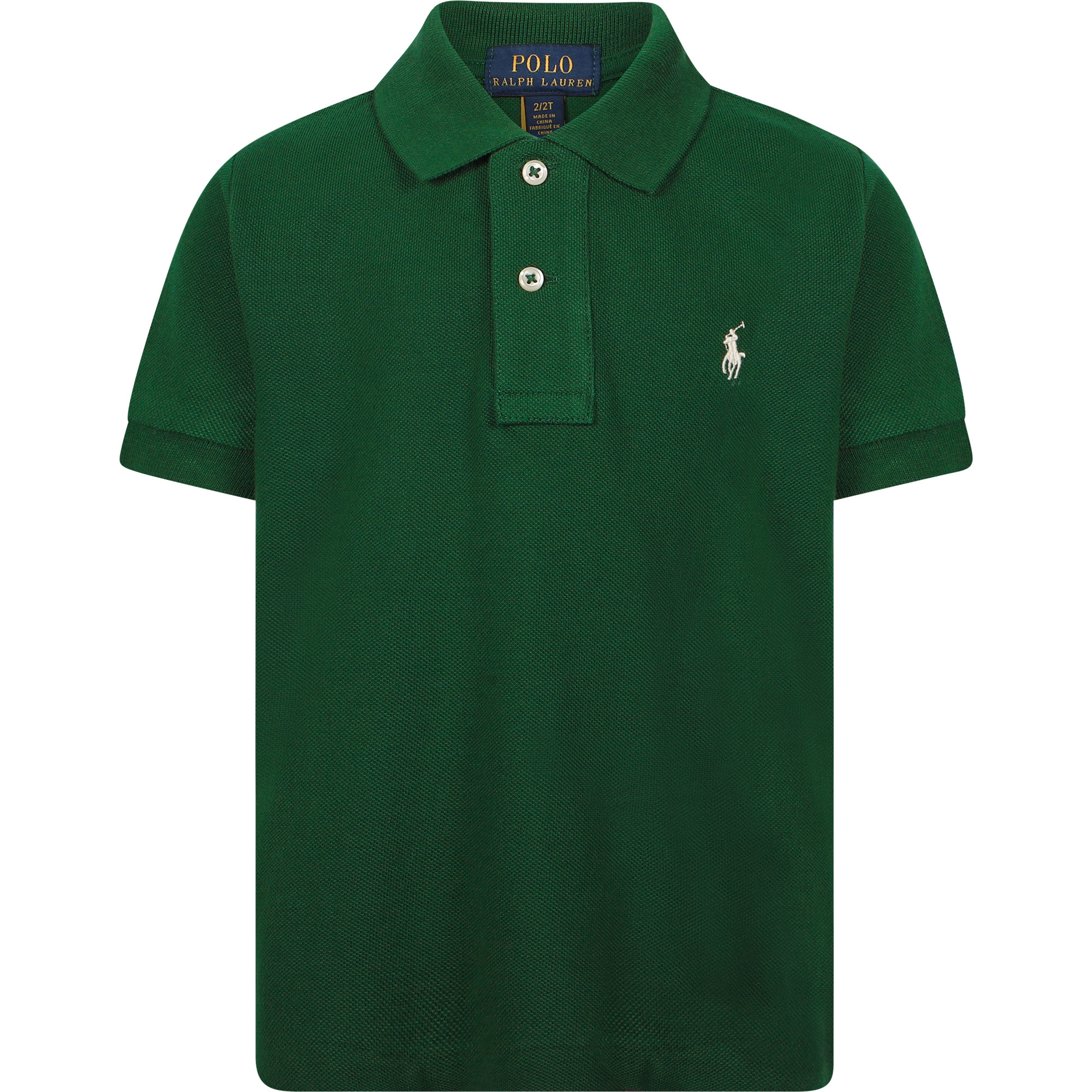 Polo Ralph Lauren Logo Polo Shirt in Forest Green