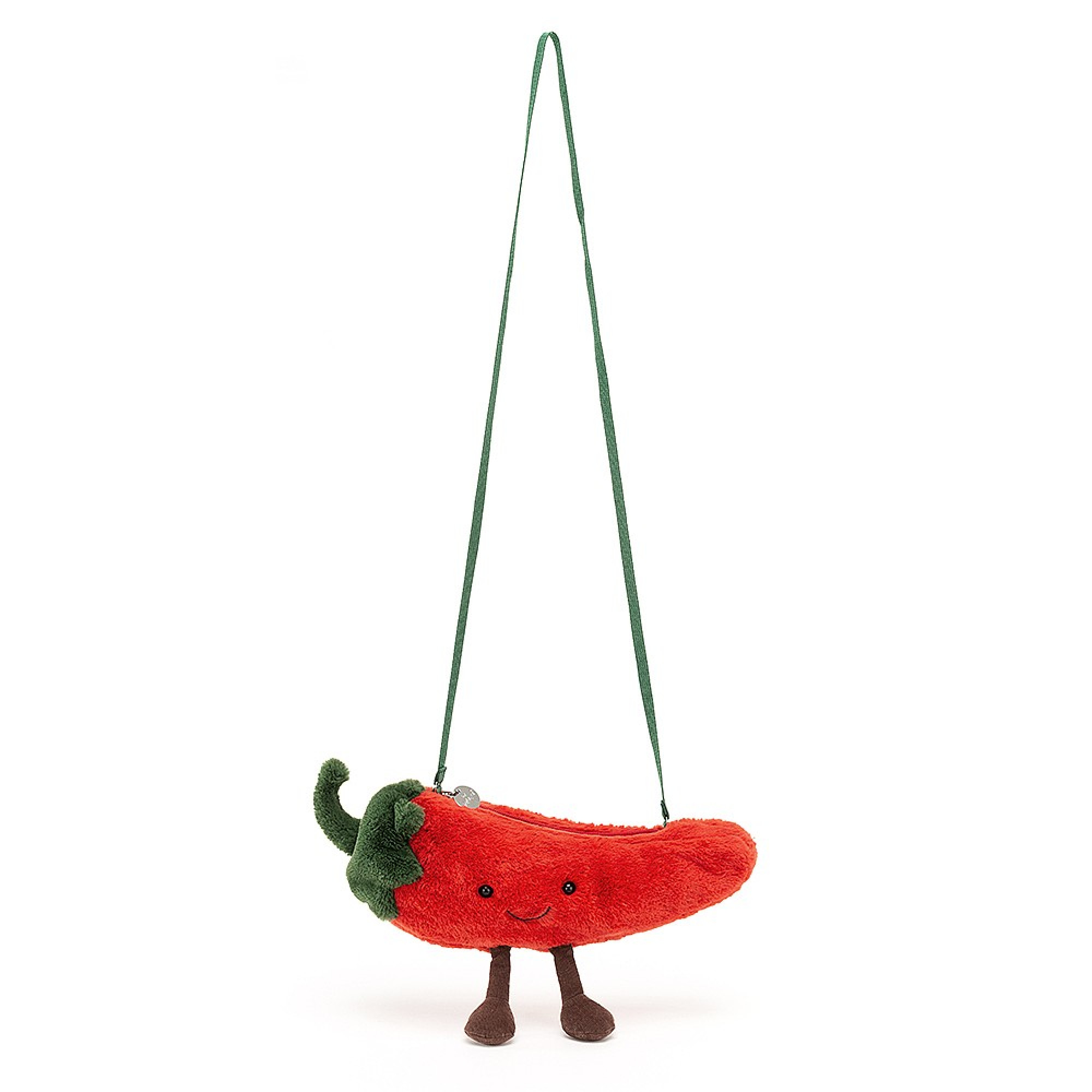 Jellycat Chili Pepper Soft Toy Shoulder Bag in Red —