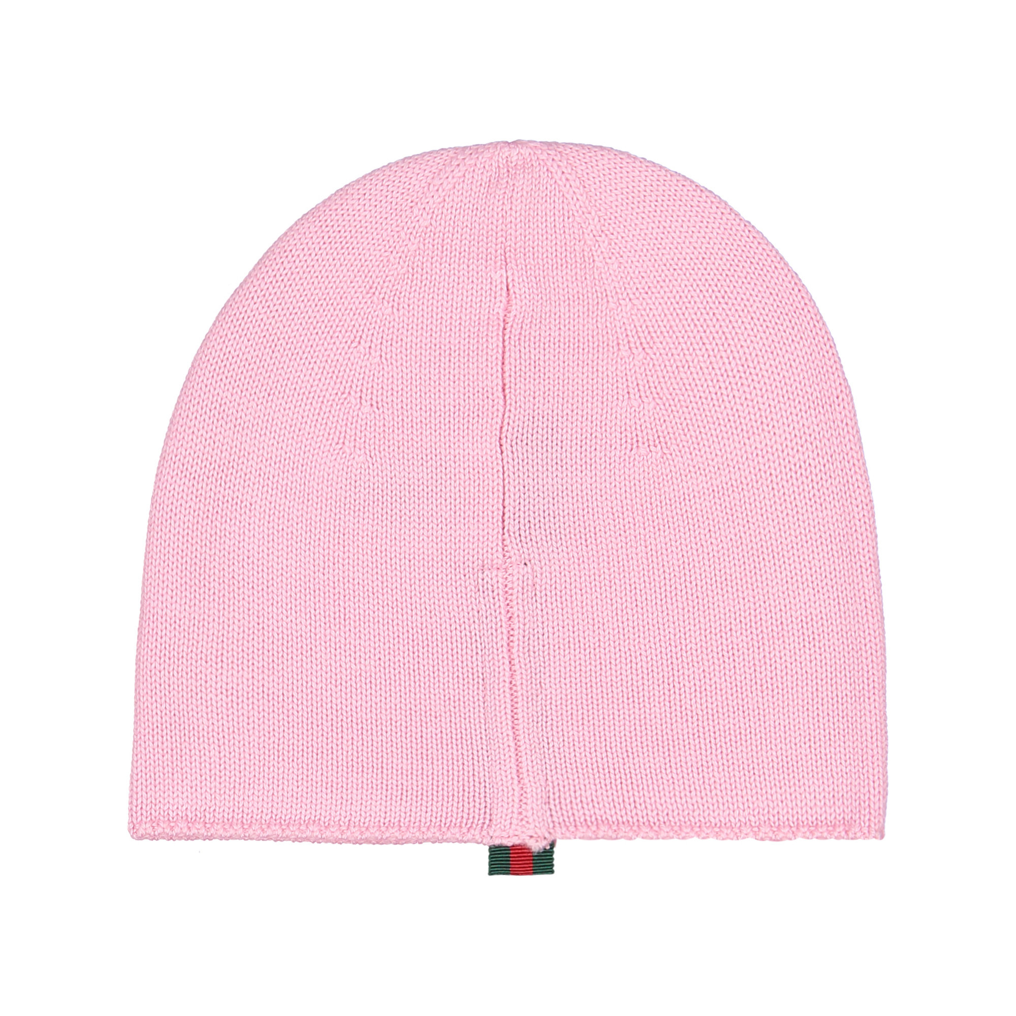 Gucci Girls Light Pink Knit Beanie Cap 