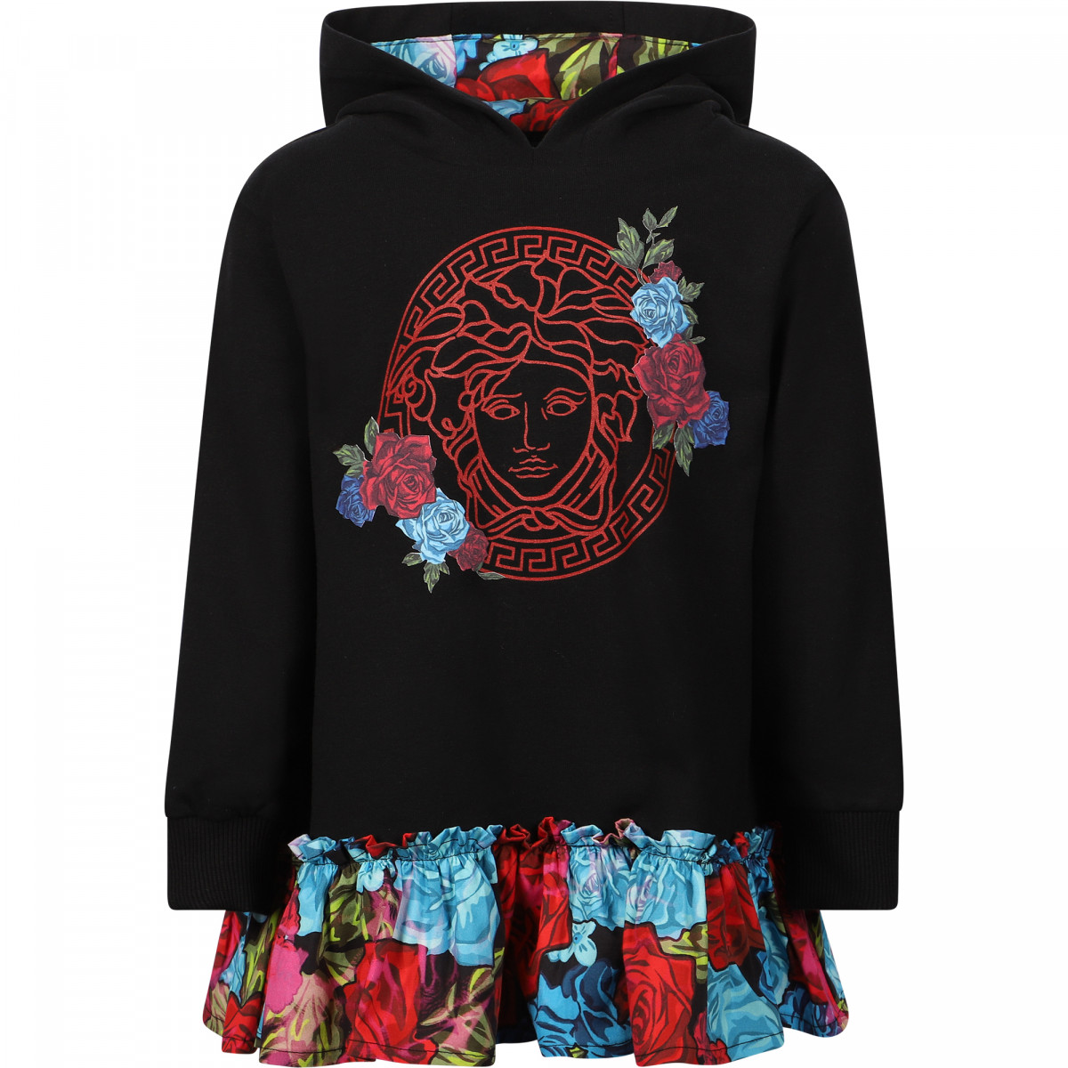 Versace Medusa Logo Hoodie in Black