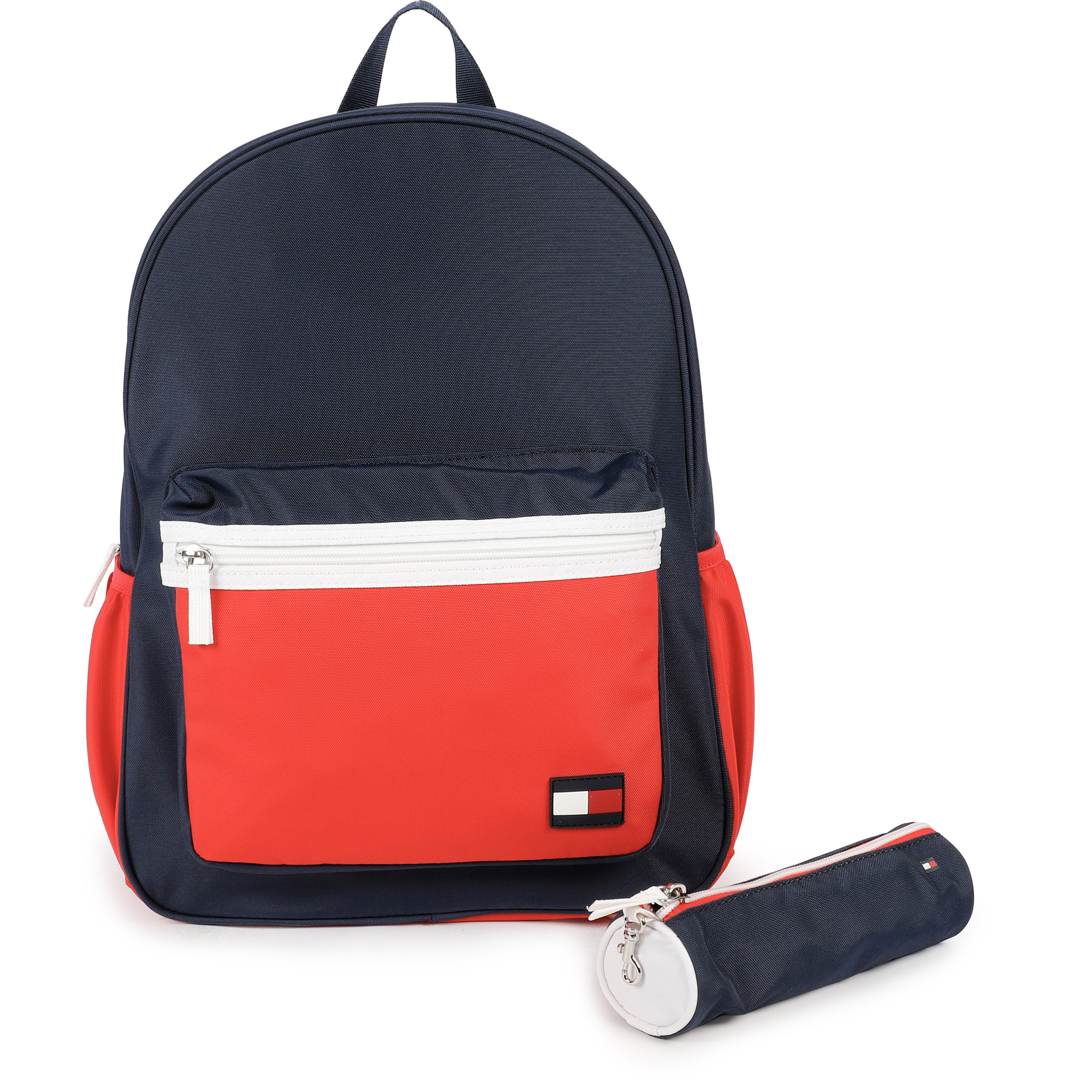 Tommy Hilfiger Logo Backpack in Navy Blue and Red