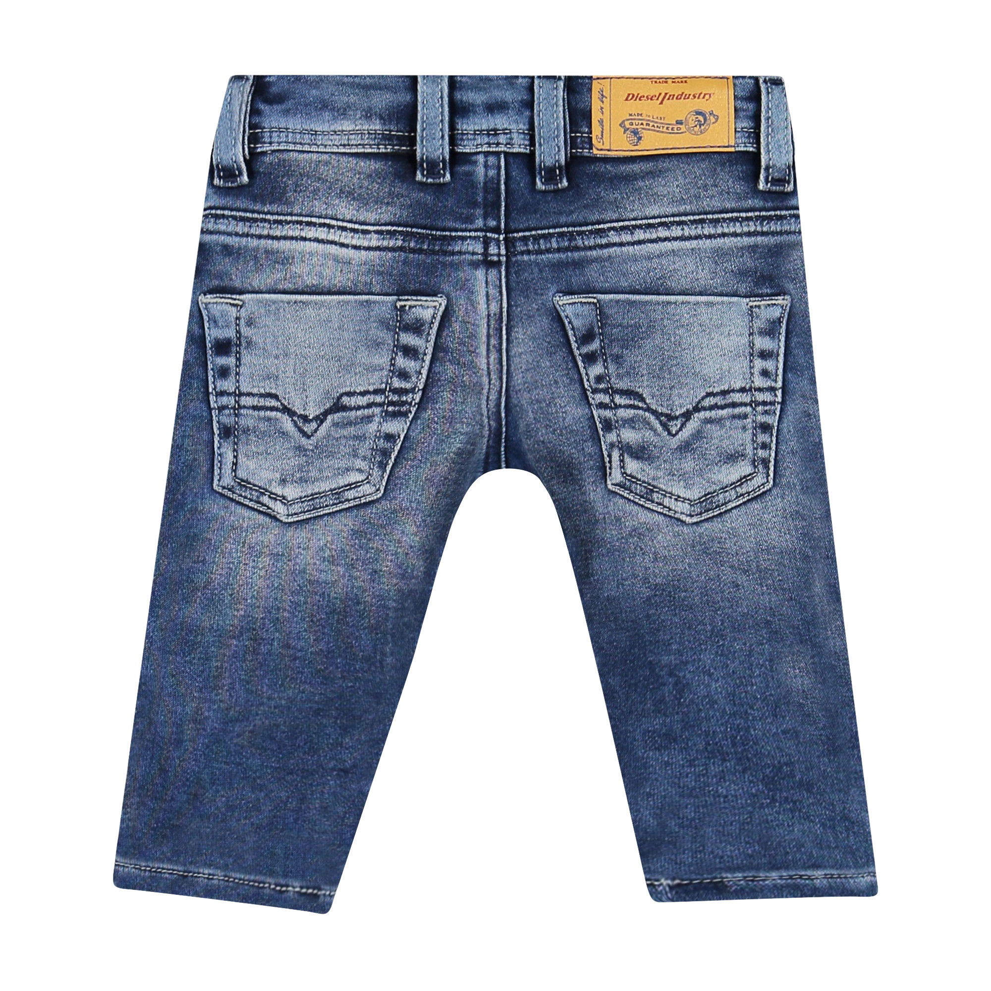 Diesel Baby Classic Cotton Blue Jeans for Boys