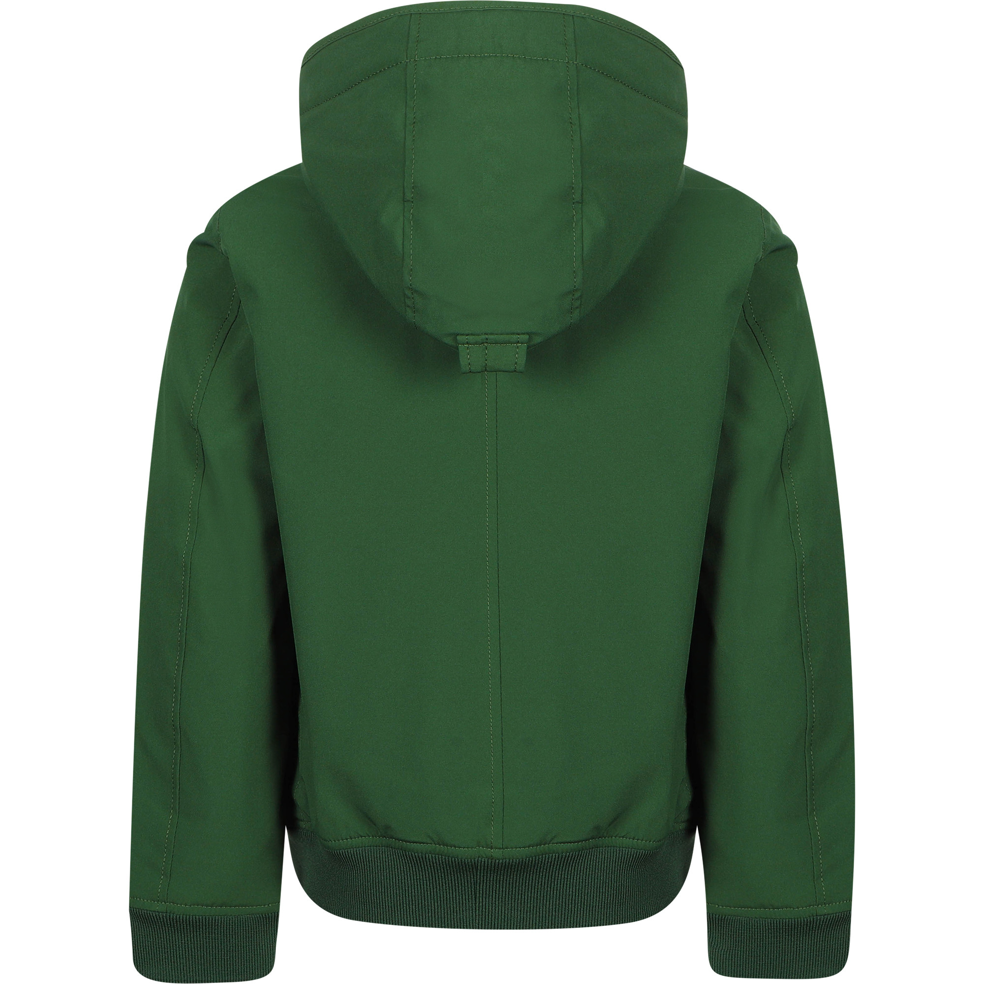 Stone Island Junior Hooded Jacket in Green - BAMBINIFASHION.COM