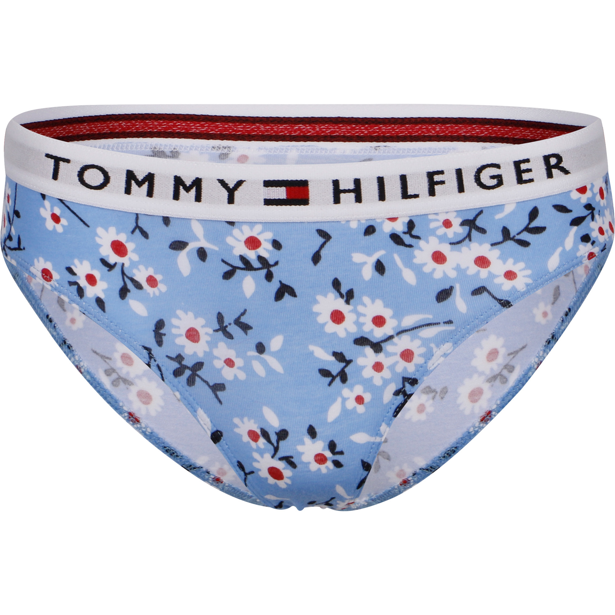 Tommy Hilfiger Logo Panties Set in Red and Floral