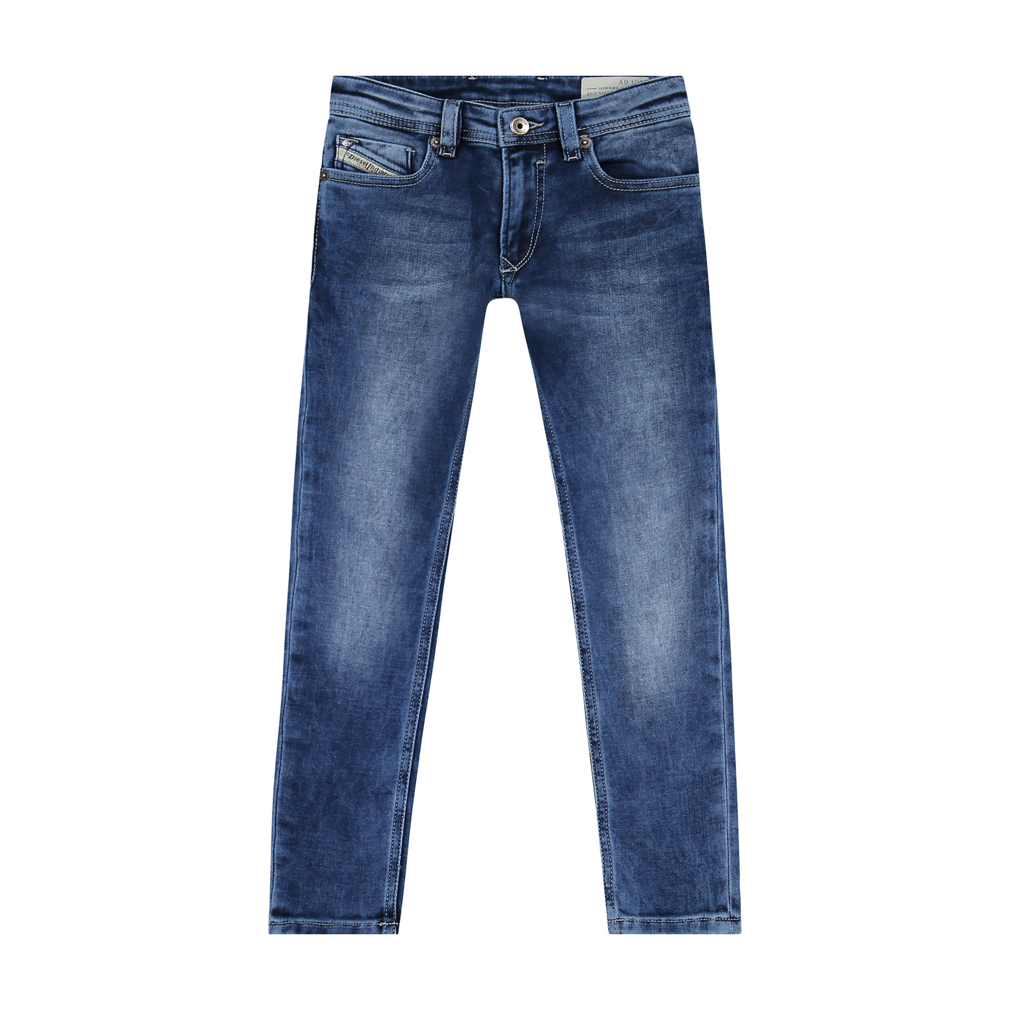 Diesel Boys Distressed Denim 5Pocket Slim Fit Jeans for Boys