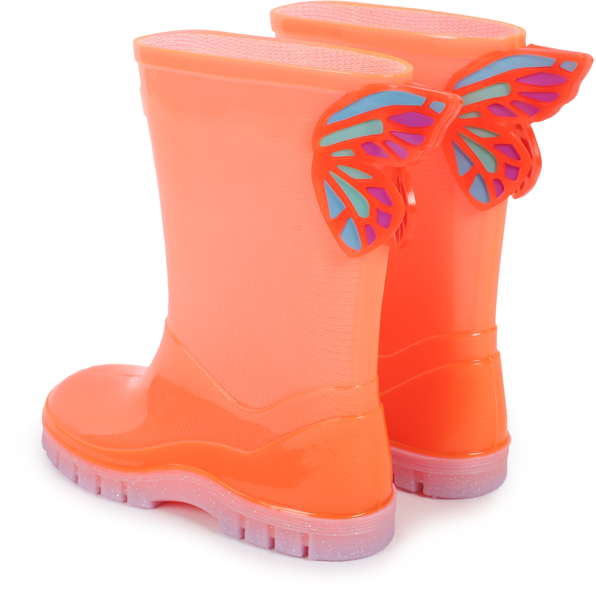 butterfly rain boots womens