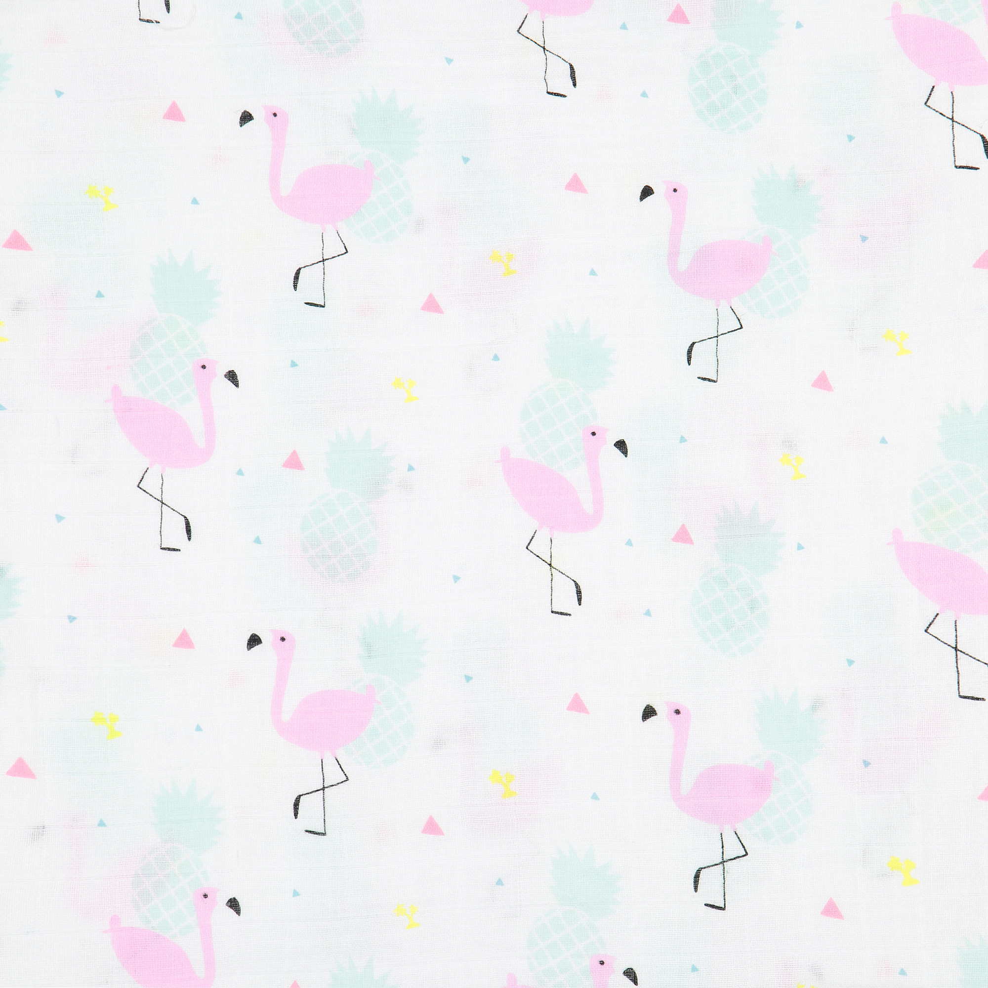 flamingo swaddle blanket