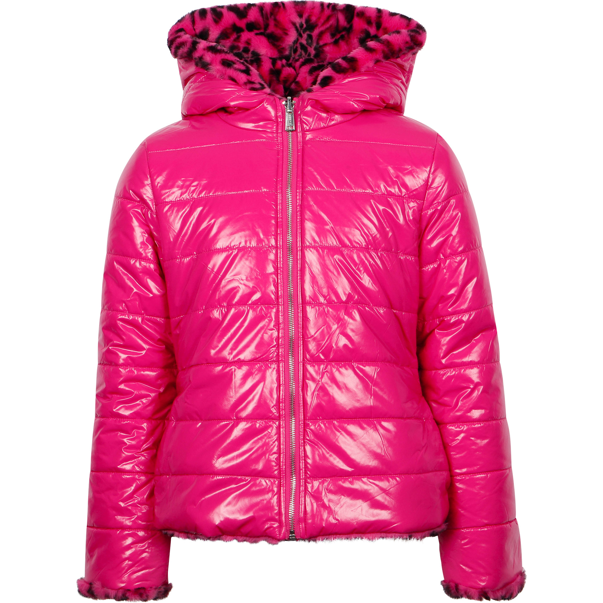 Guess Reversible Padded Jacket in Pink