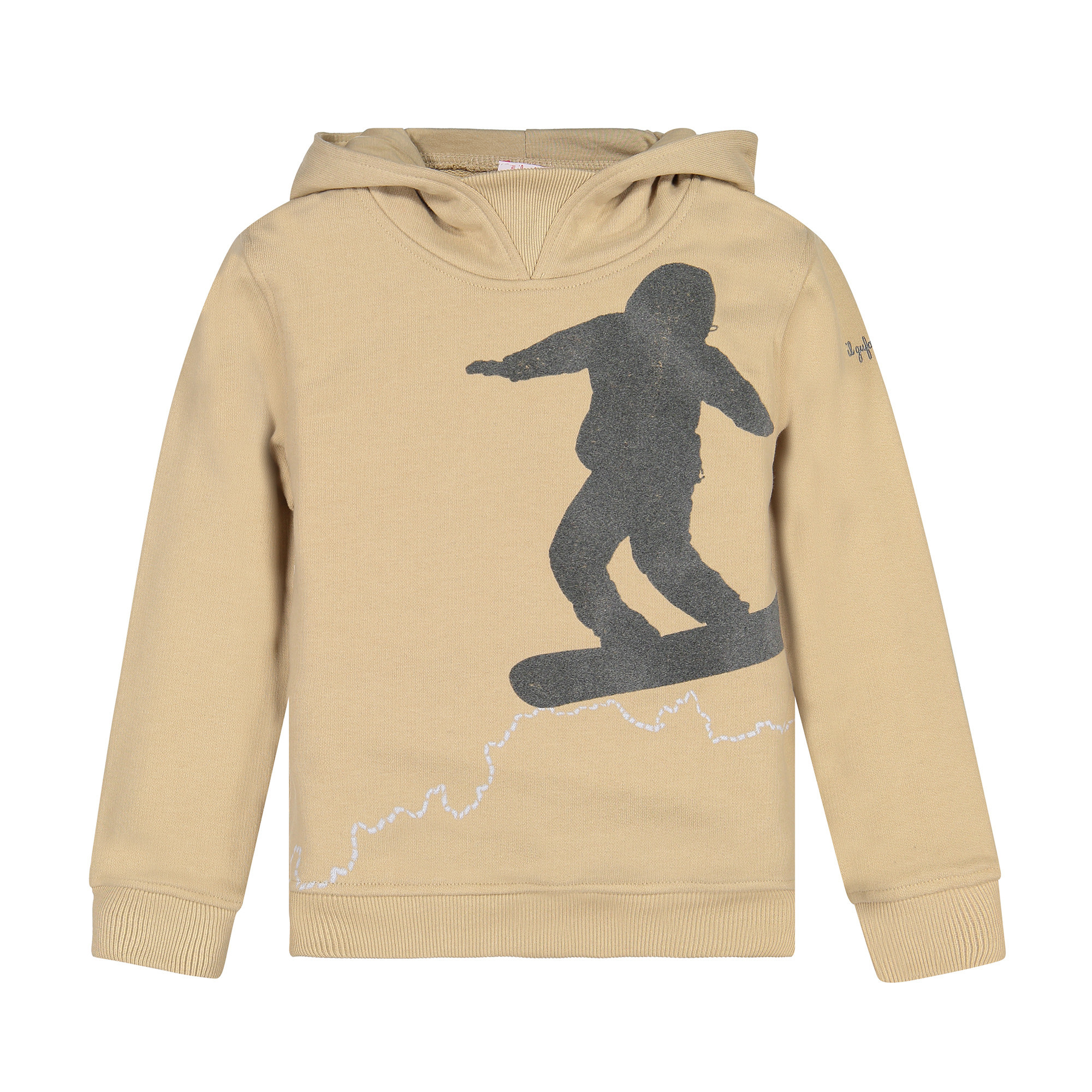 IL GUFO Boys Sporty Snowboard Print Hoodie for Boys
