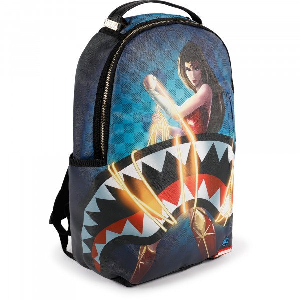 Logo Wonder Woman Backpack in Blue