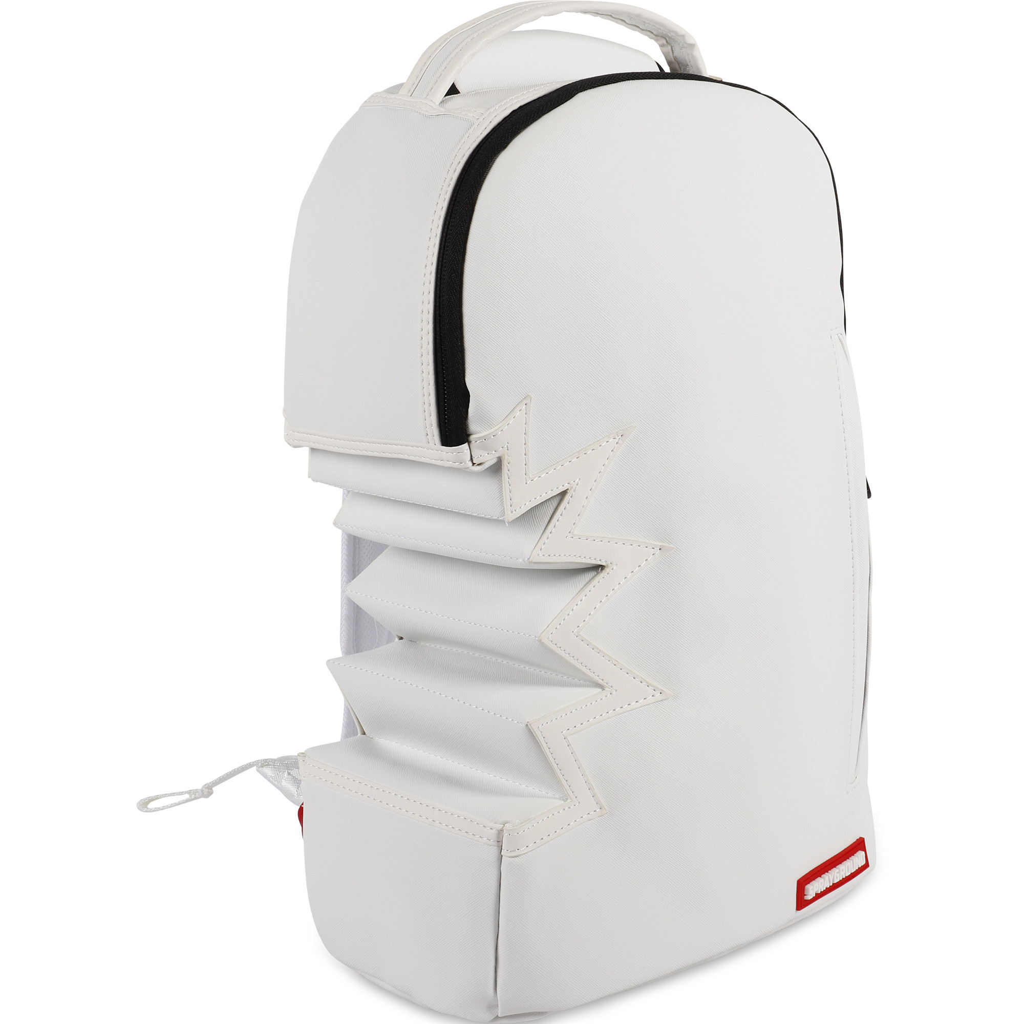Sprayground Shark Bite Backpack in White