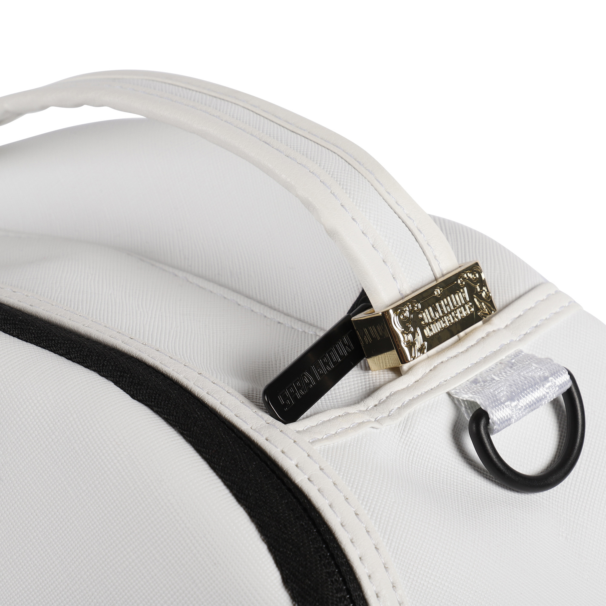 Sprayground Shark Bite Backpack in White