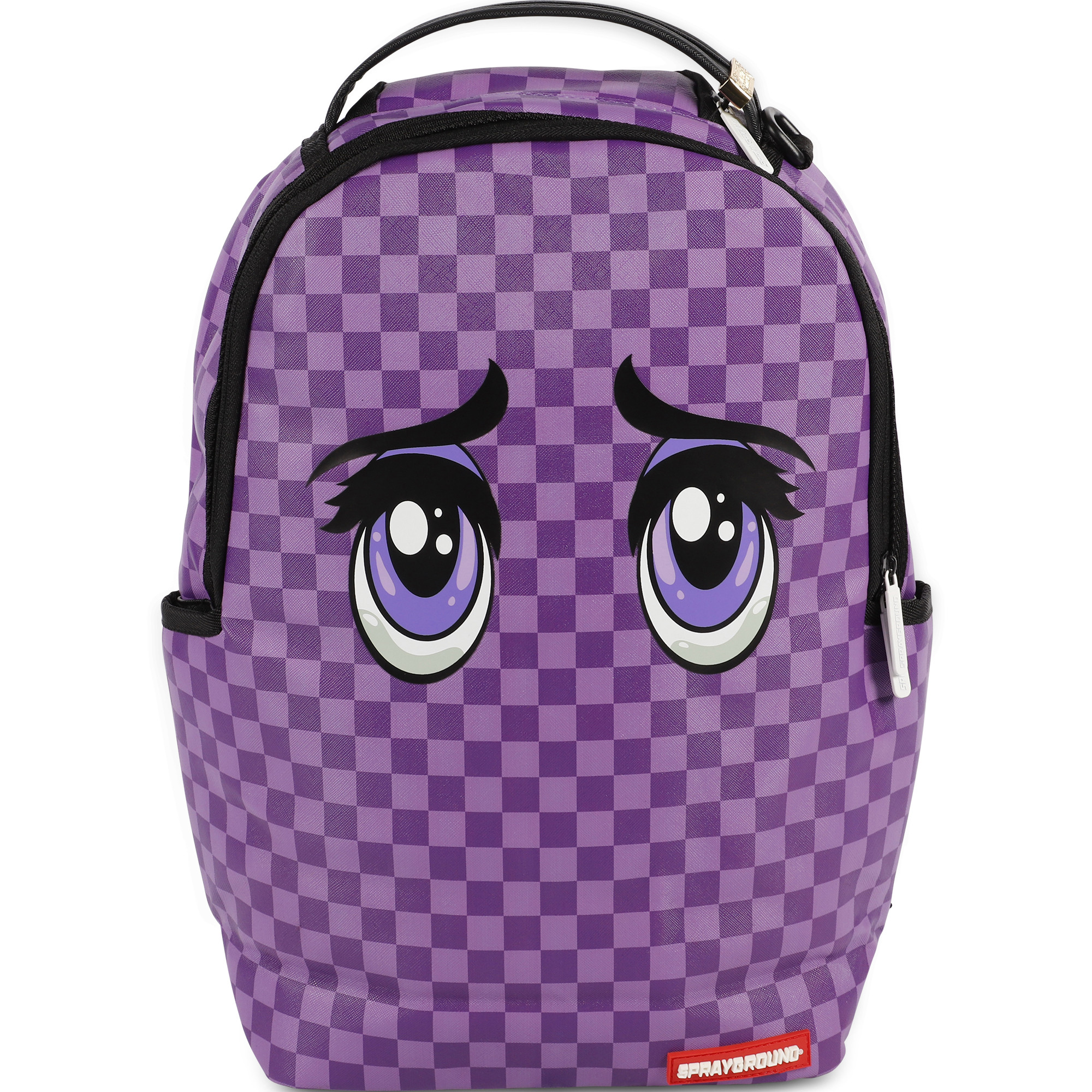 Sprayground Logo Eyes Backpack in Purple