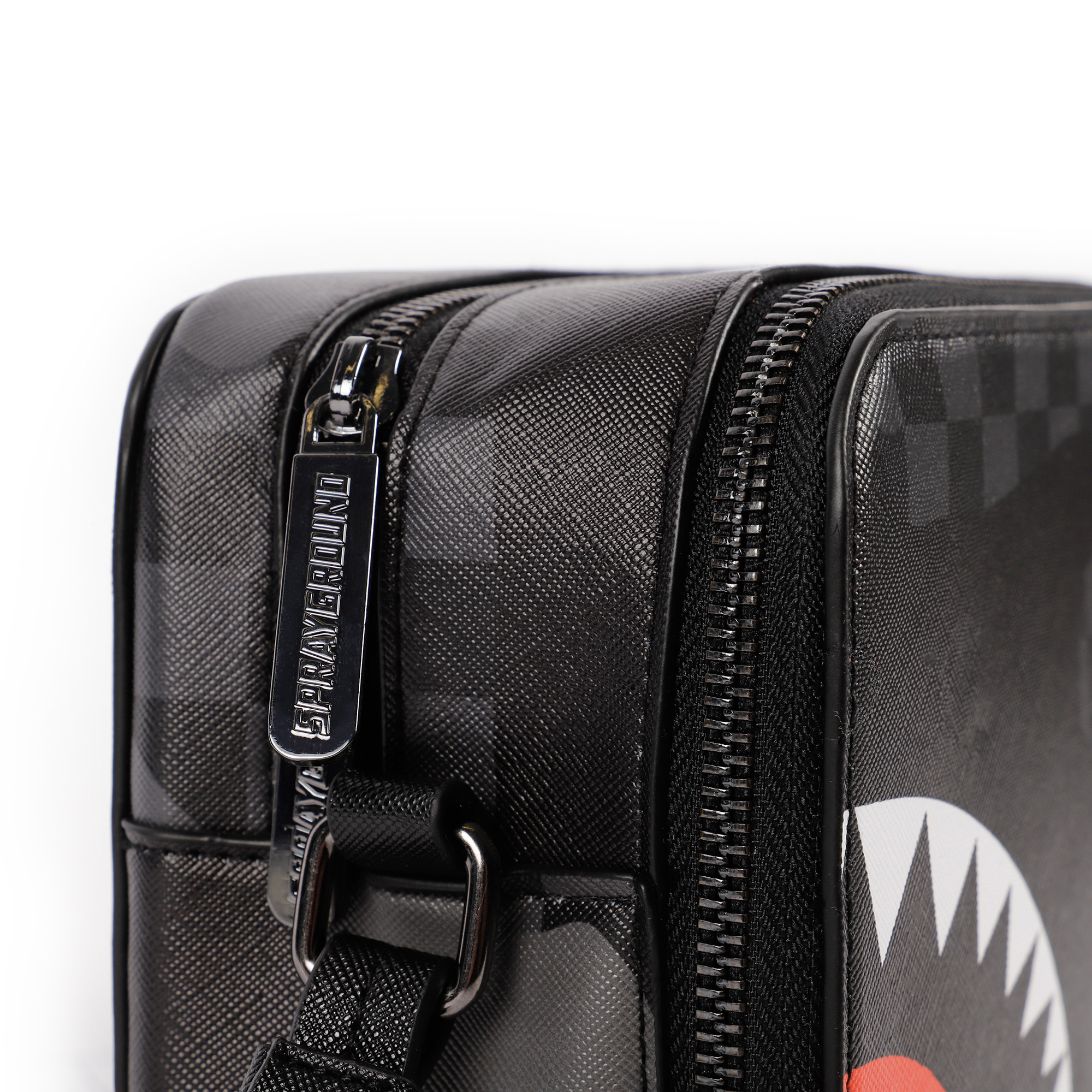 Sprayground 3 AM Toiletry Bag in Black and Grey