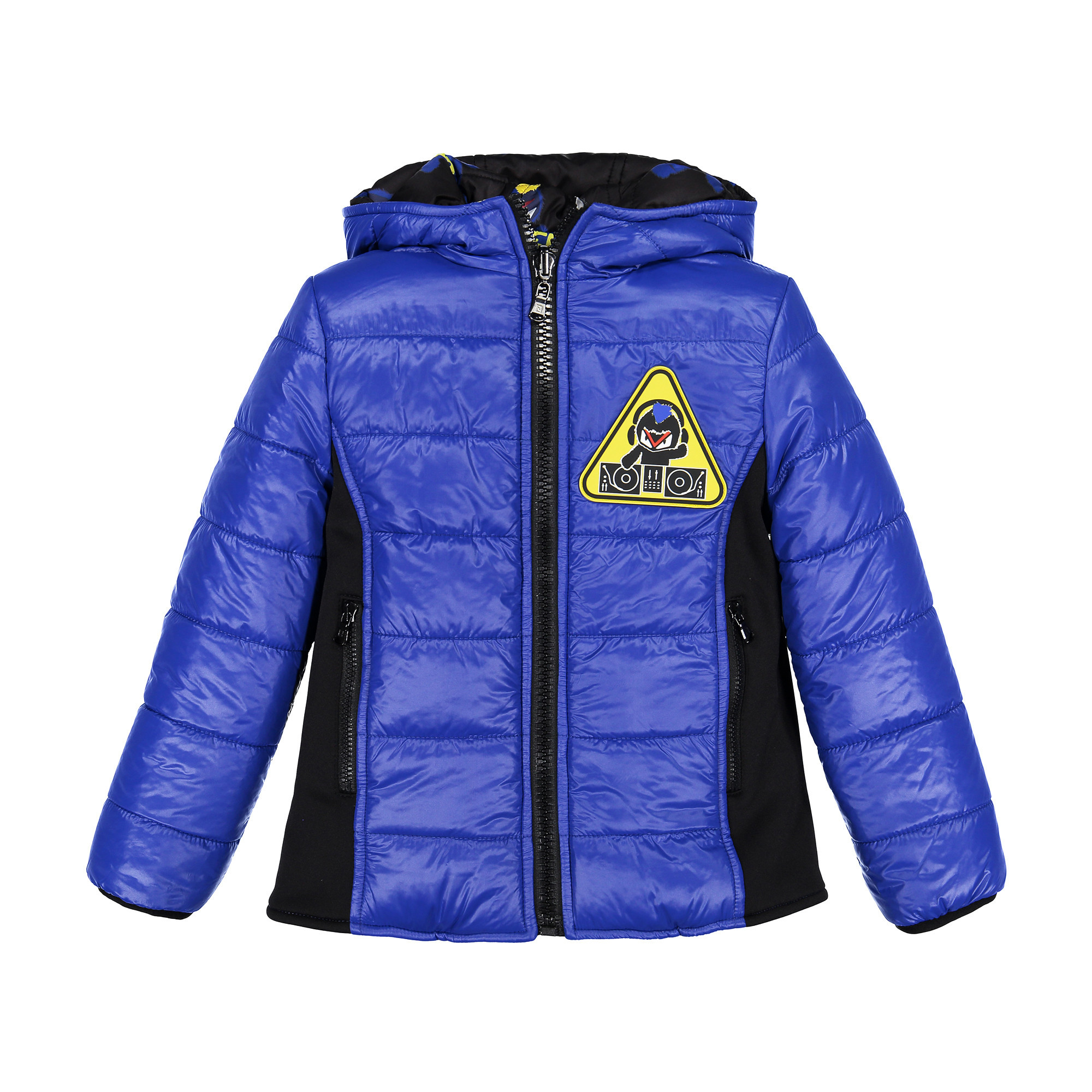 Fendi Boys Reversible Jacket with Monster DJ Print Lining for Boys