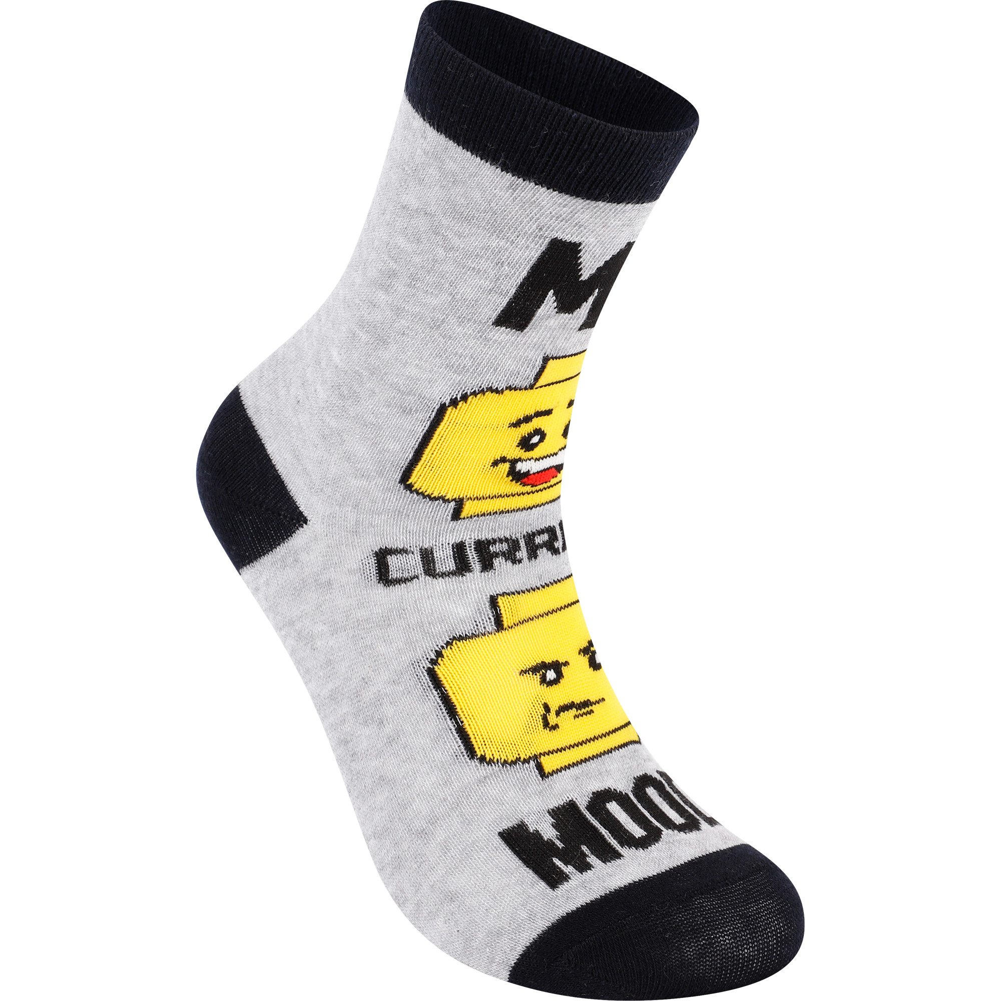 LEGO Wear Lego Logo Socks Set in Grey and Black —