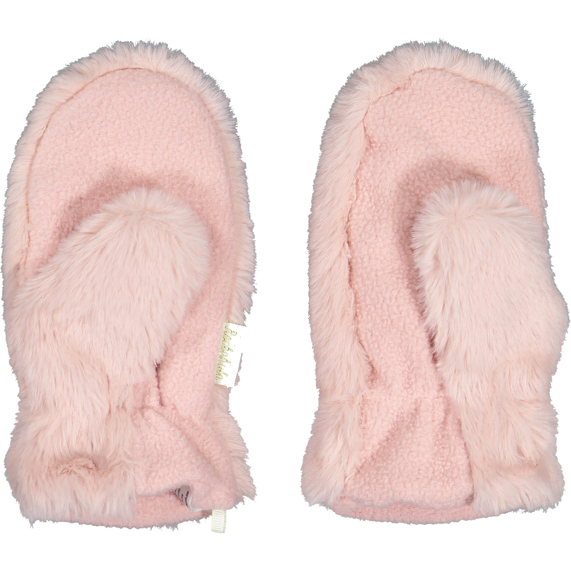 Rockahula Kids Faux Fur Mittens in Pink —