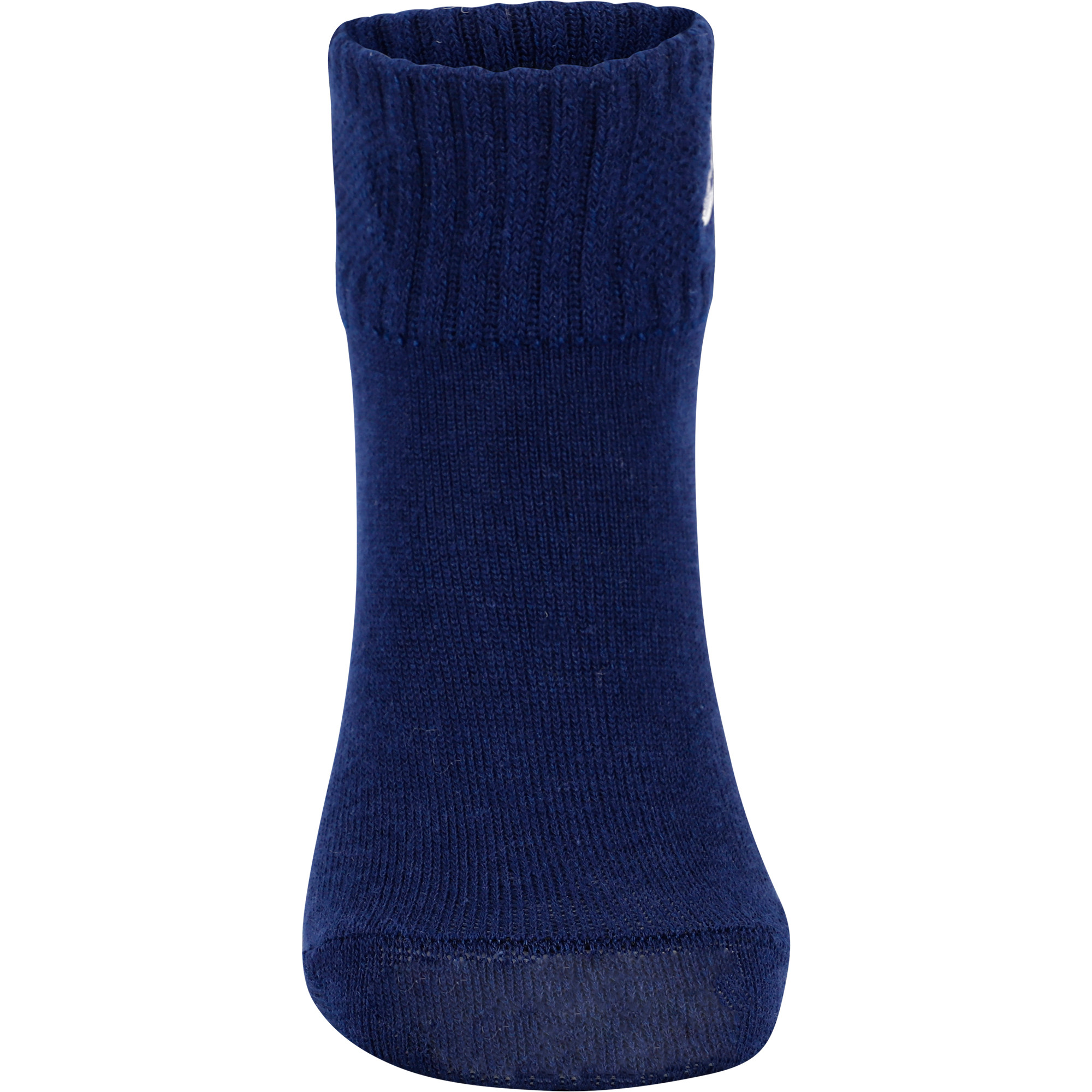 Nike Logo Set of NonSlip Socks in Navy Blue, White and Grey