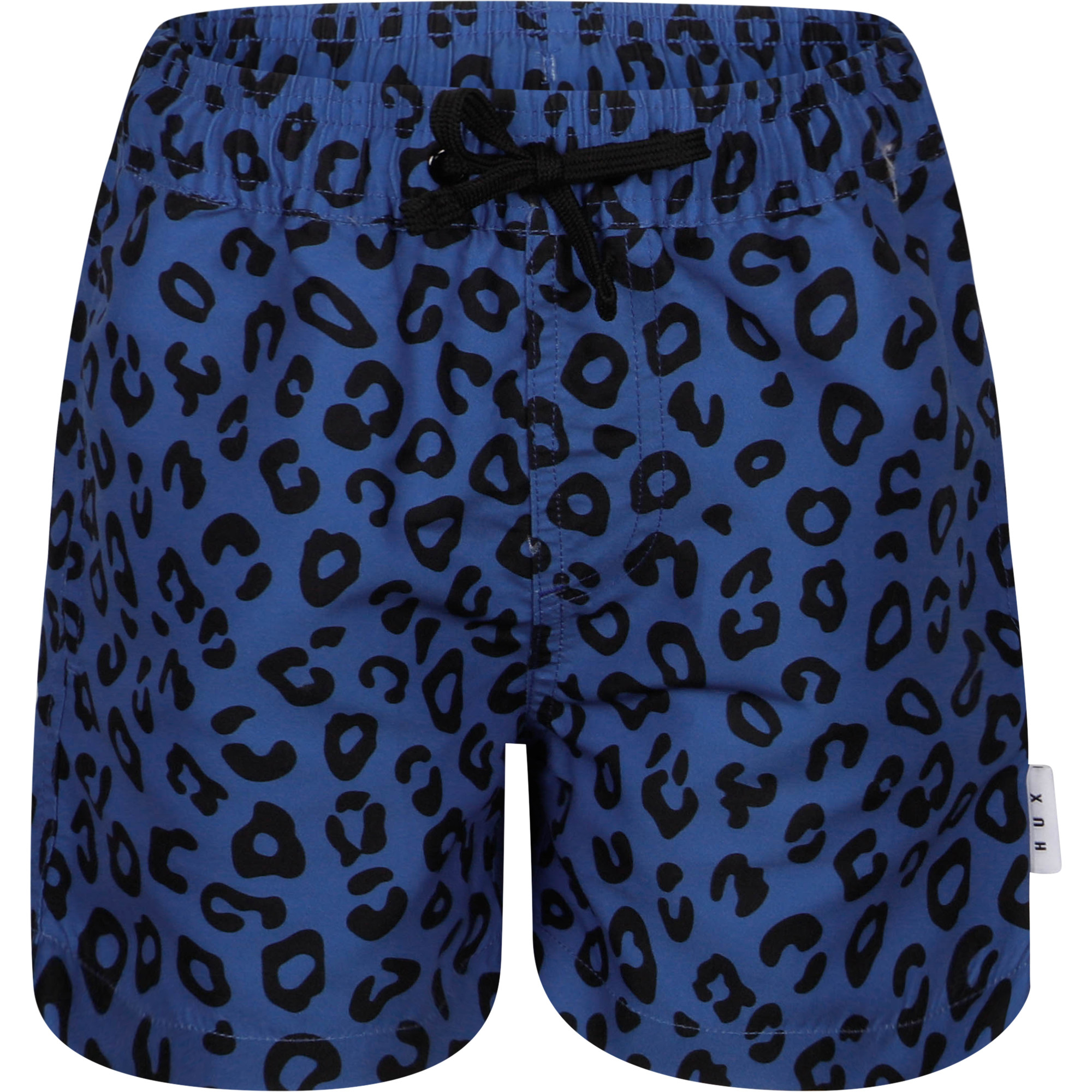 Huxbaby Leopard Print Swimming Trunks in Blue