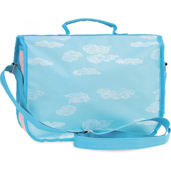 Mini Satchel Shoulder Bag with Birds Print