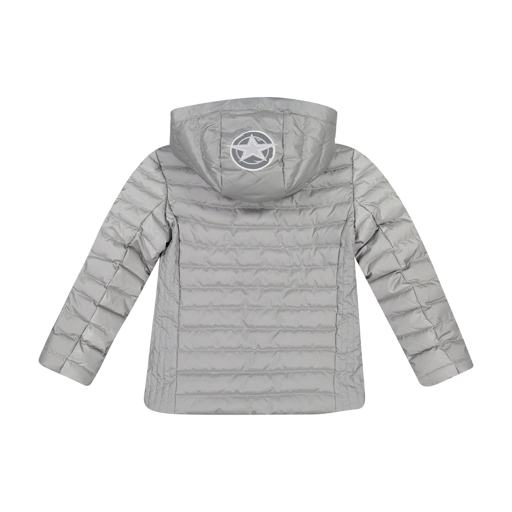 light grey ski jacket