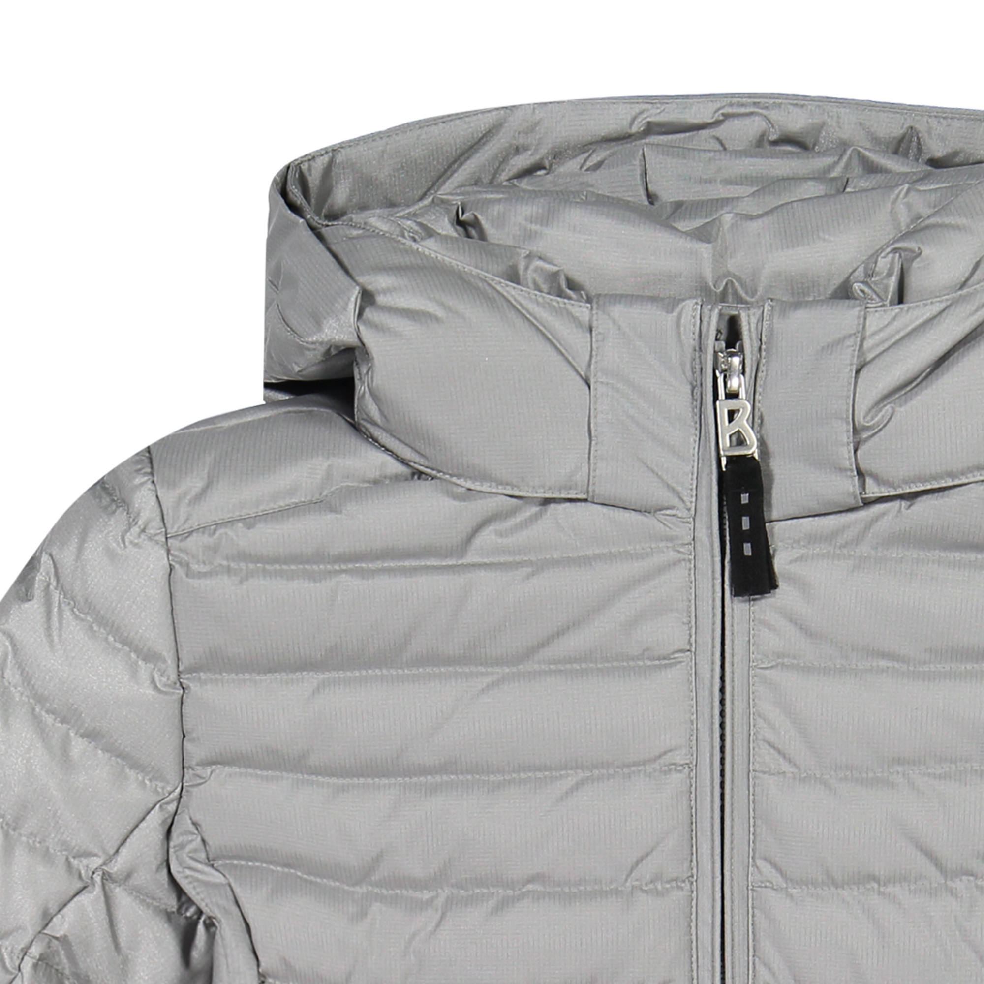 light grey ski jacket