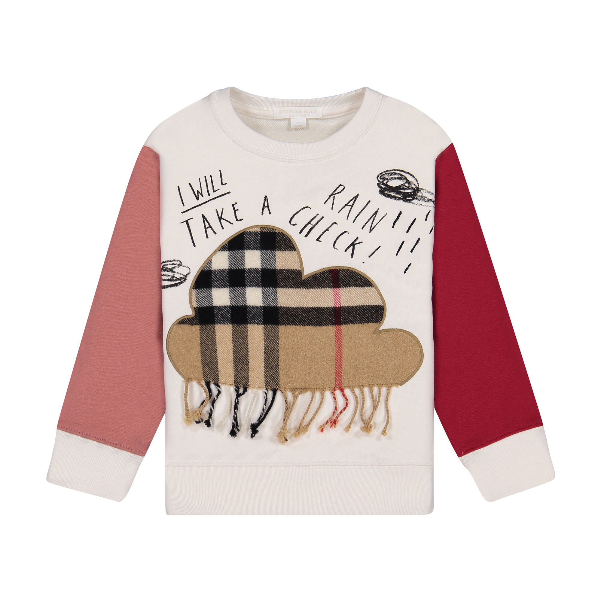 Burberry Girls White and Red \