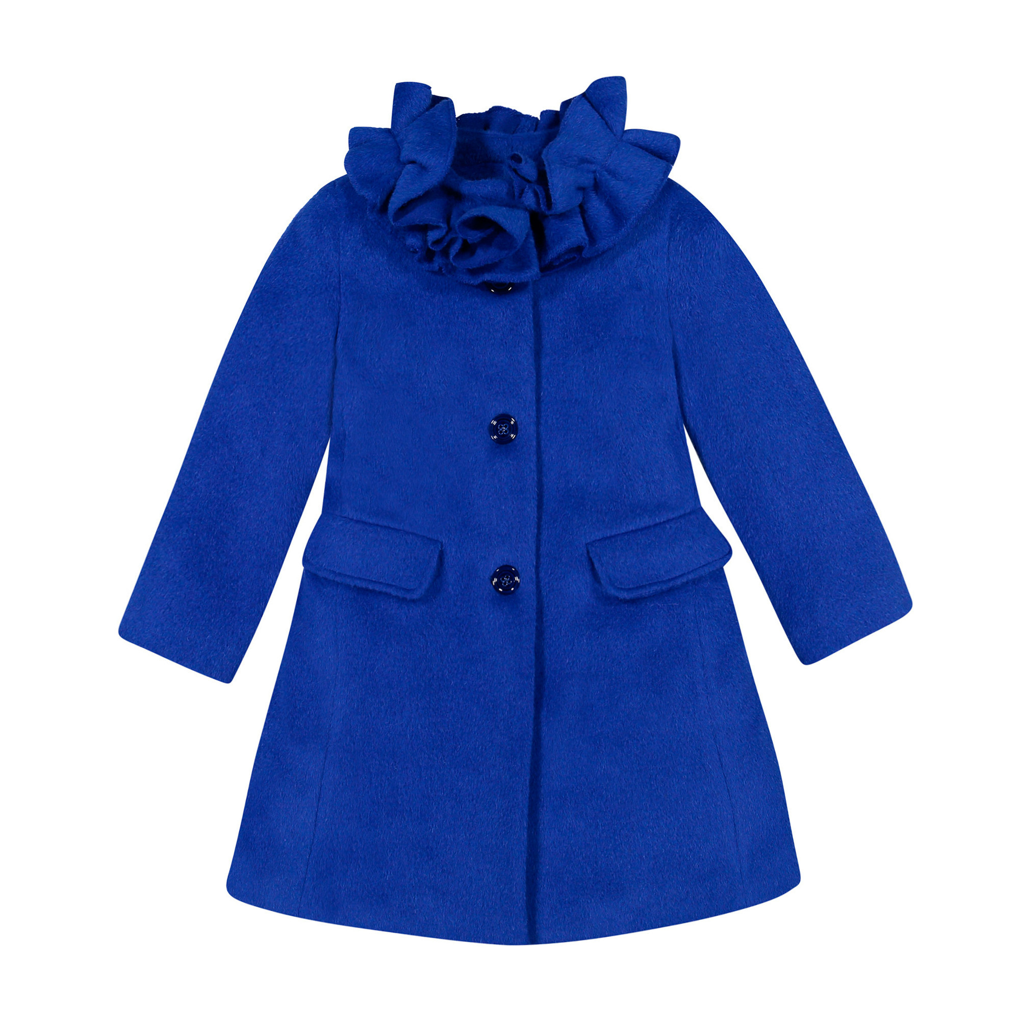Girls royal blue coat clearance