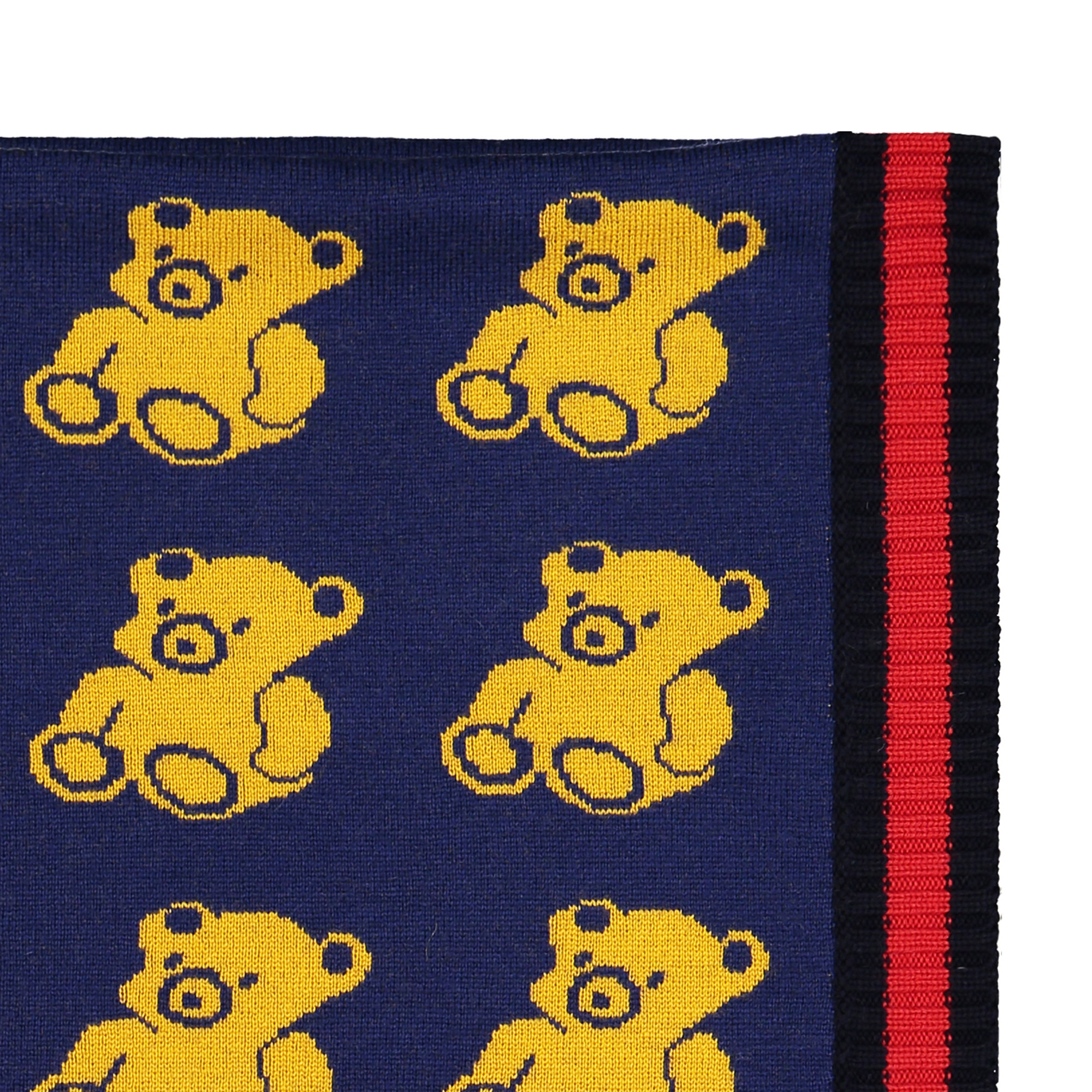 black teddy bear blanket