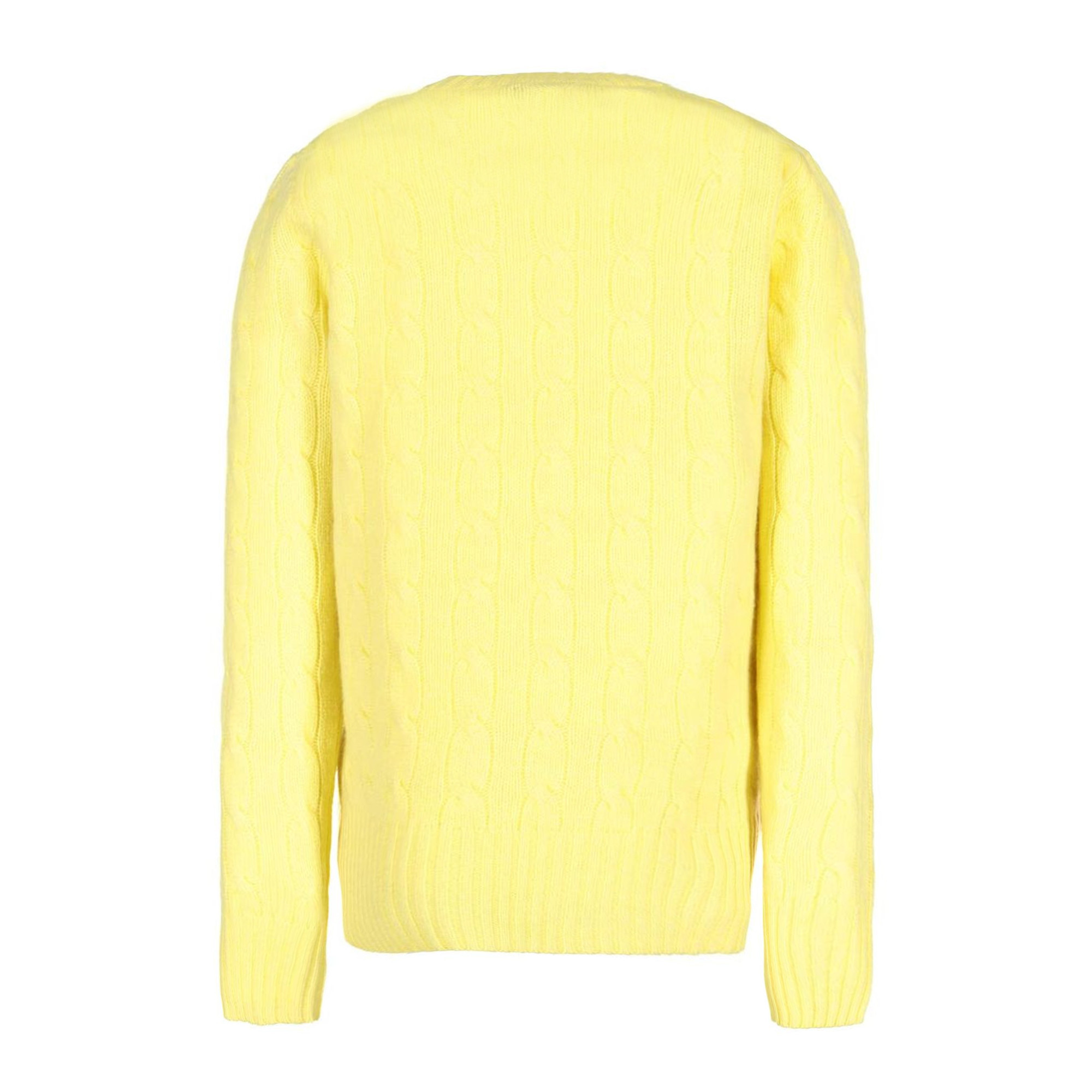 Ralph Lauren Yellow cashmere sweater for Boys