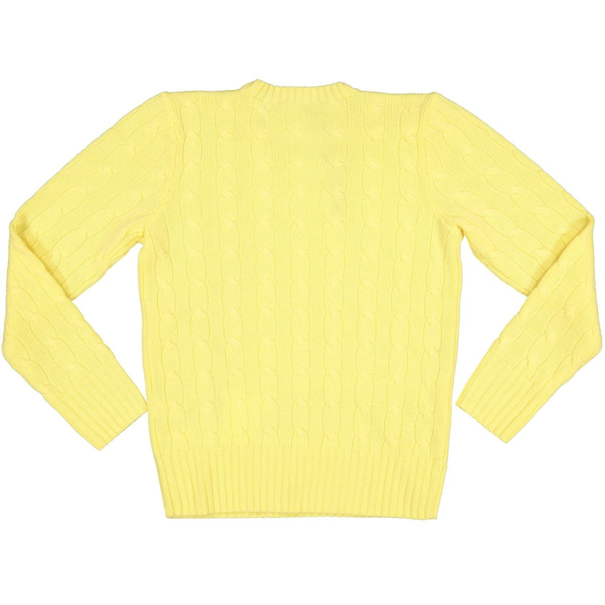Ralph Lauren Yellow cashmere sweater for Boys